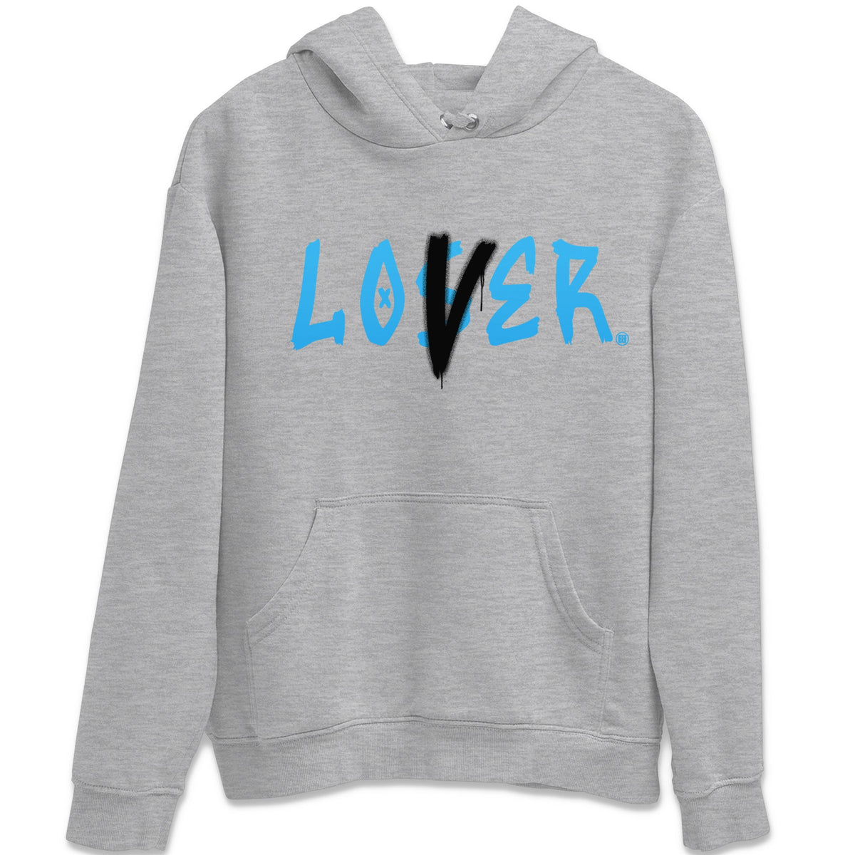 Jordan 1 Powder Blue Sneaker Matching T-Shirt Loser Lover Sneaker Tees Jordan 1 Powder Blue Sneaker Release Tees Crew Neck Tees