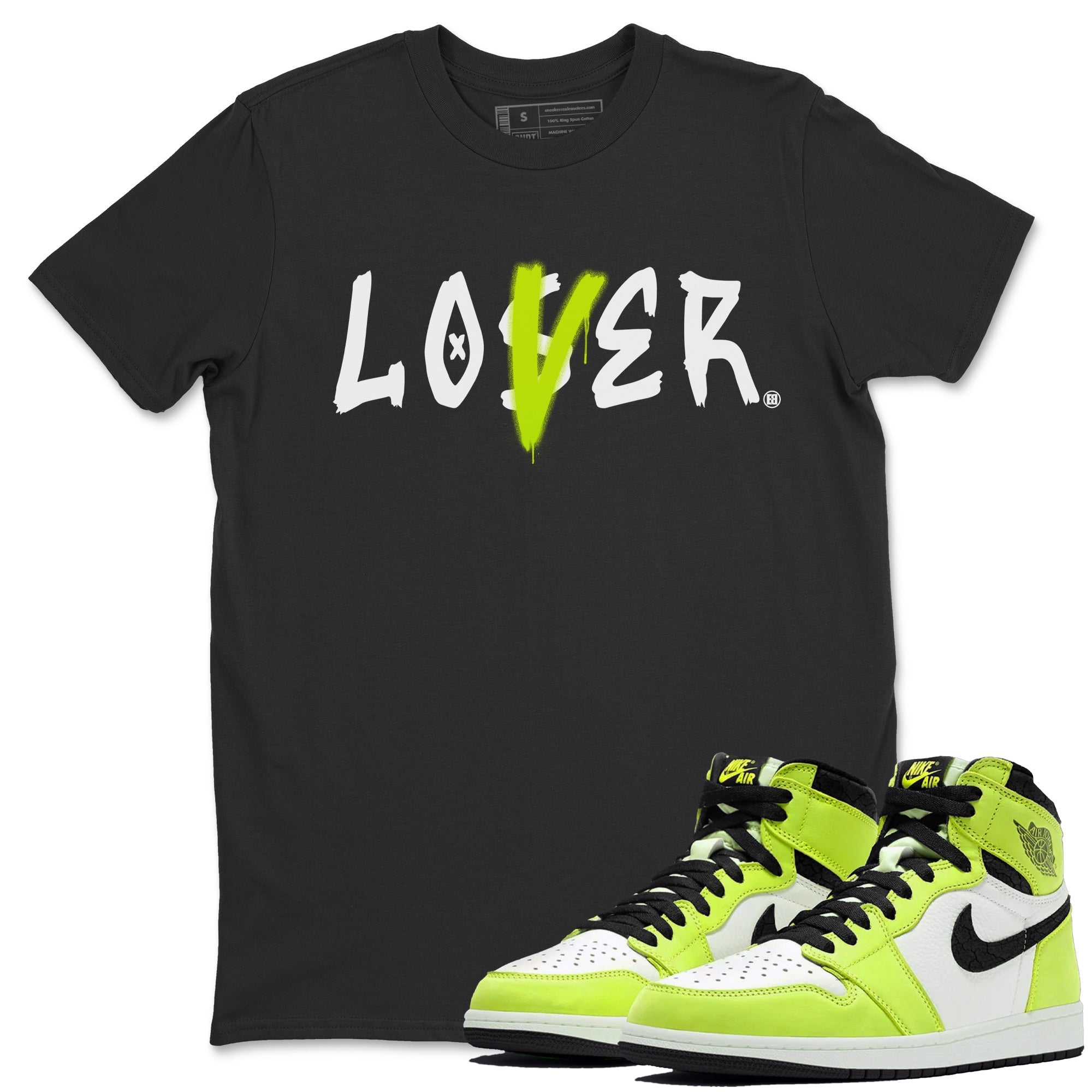 Jordan 1 Visionaire Sneaker Matching T-Shirt Loser Lover Sneaker Tees Jordan 1 Visionaire Sneaker Release Tees Crew Neck Tees