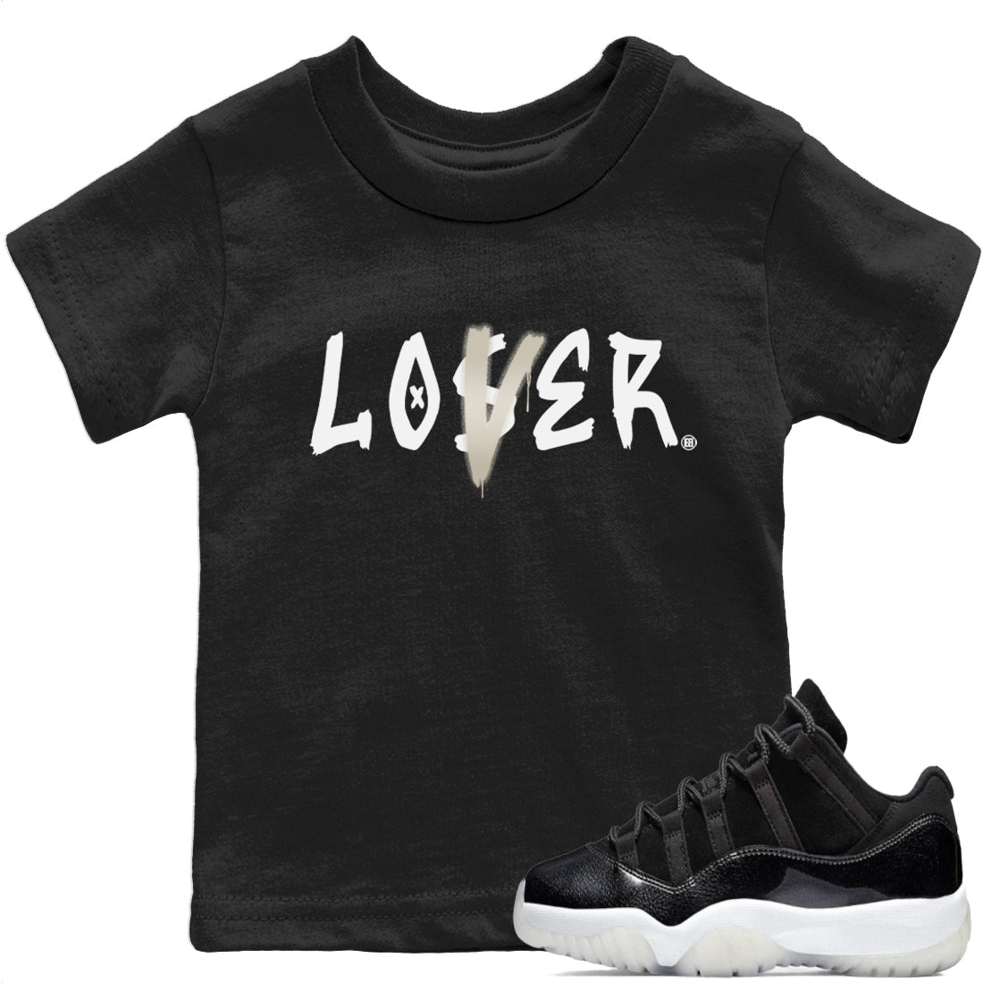 Jordan 11 72-10 Sneaker Matching T-Shirt Loser Lover Sneaker Tees Jordan 11 72-10 Sneaker Release Tees Kids Shirts