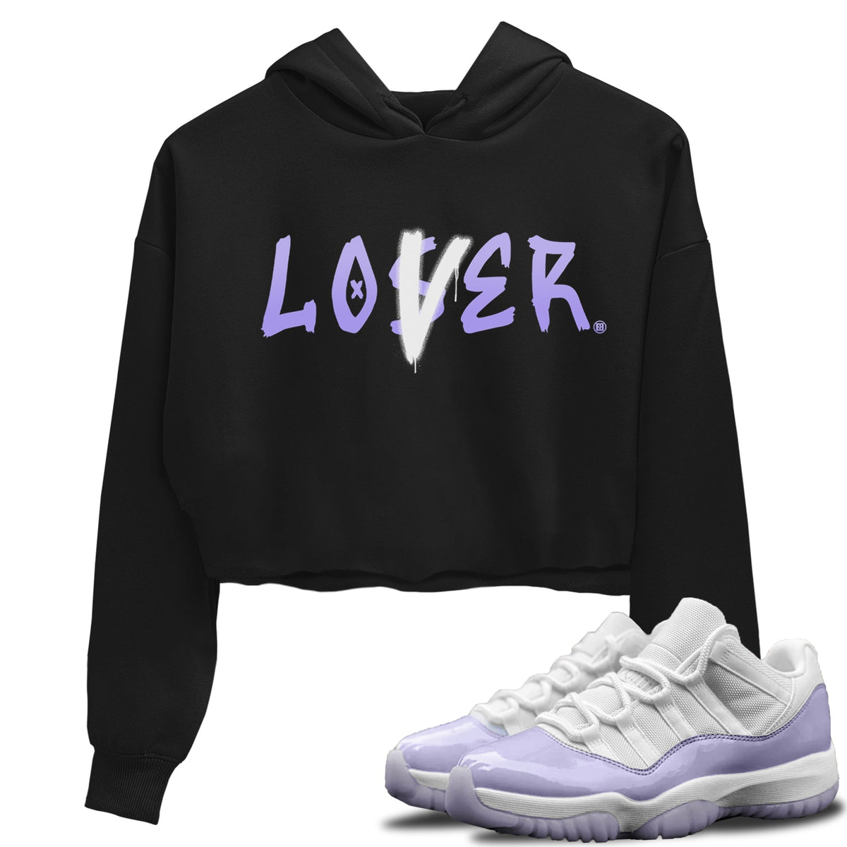 Jordan 11 Pure Violet Sneaker Matching T-Shirt Loser Lover Sneaker Tees Jordan 11 Pure Violet Sneaker Release Tees Women's Shirts