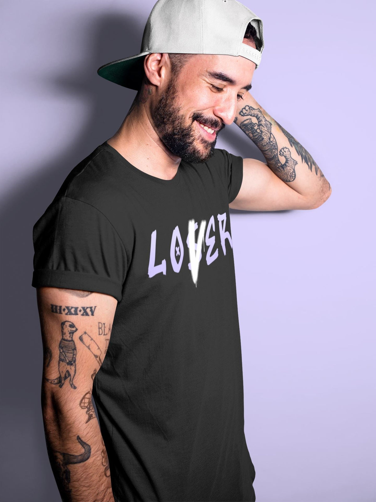Jordan 11 Pure Violet Sneaker Matching T-Shirt Loser Lover Sneaker Tees Jordan 11 Pure Violet Sneaker Release Tees Crew Neck Tees