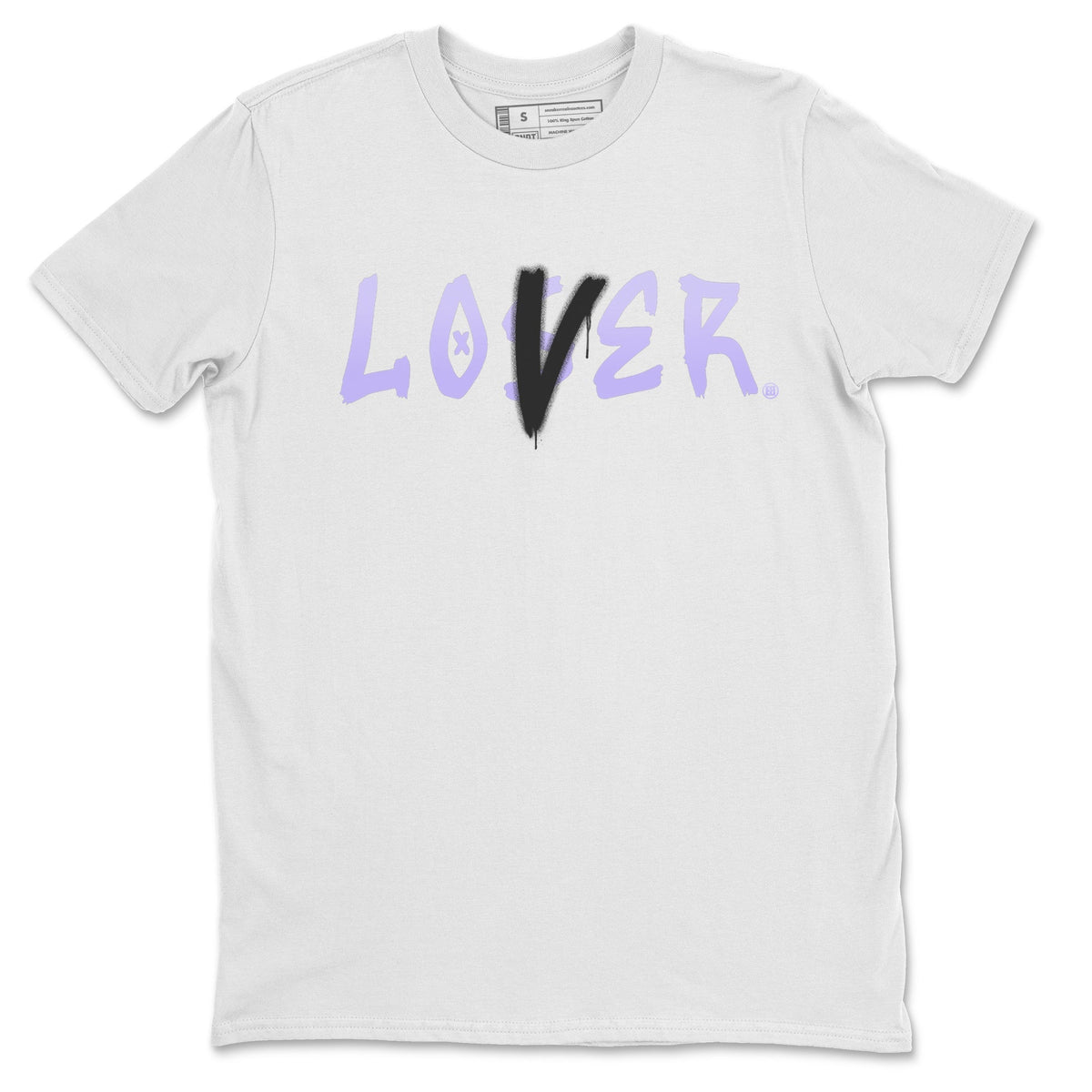 Jordan 11 Pure Violet Sneaker Matching T-Shirt Loser Lover Sneaker Tees Jordan 11 Pure Violet Sneaker Release Tees Crew Neck Tees