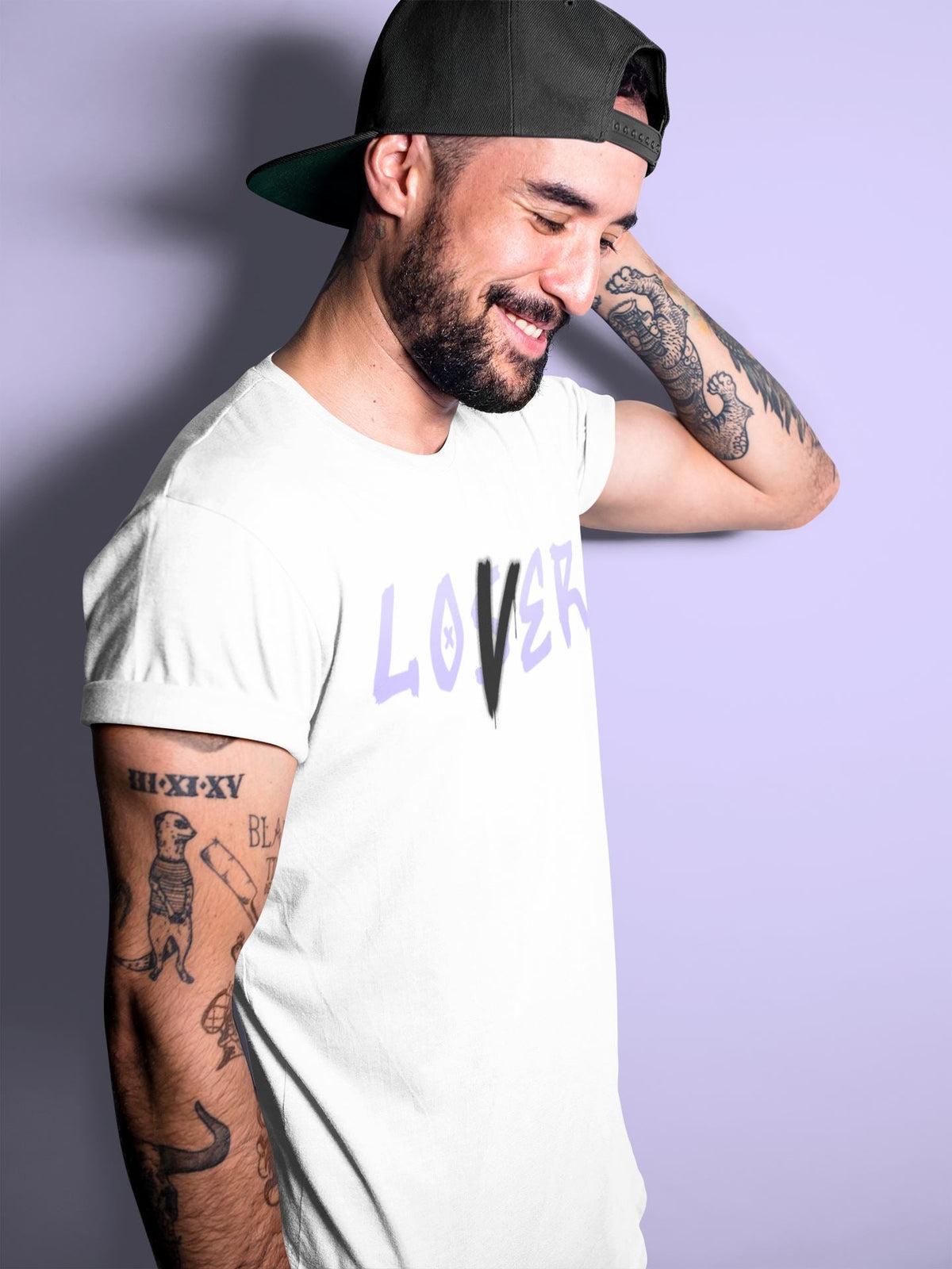 Jordan 11 Pure Violet Sneaker Matching T-Shirt Loser Lover Sneaker Tees Jordan 11 Pure Violet Sneaker Release Tees Crew Neck Tees
