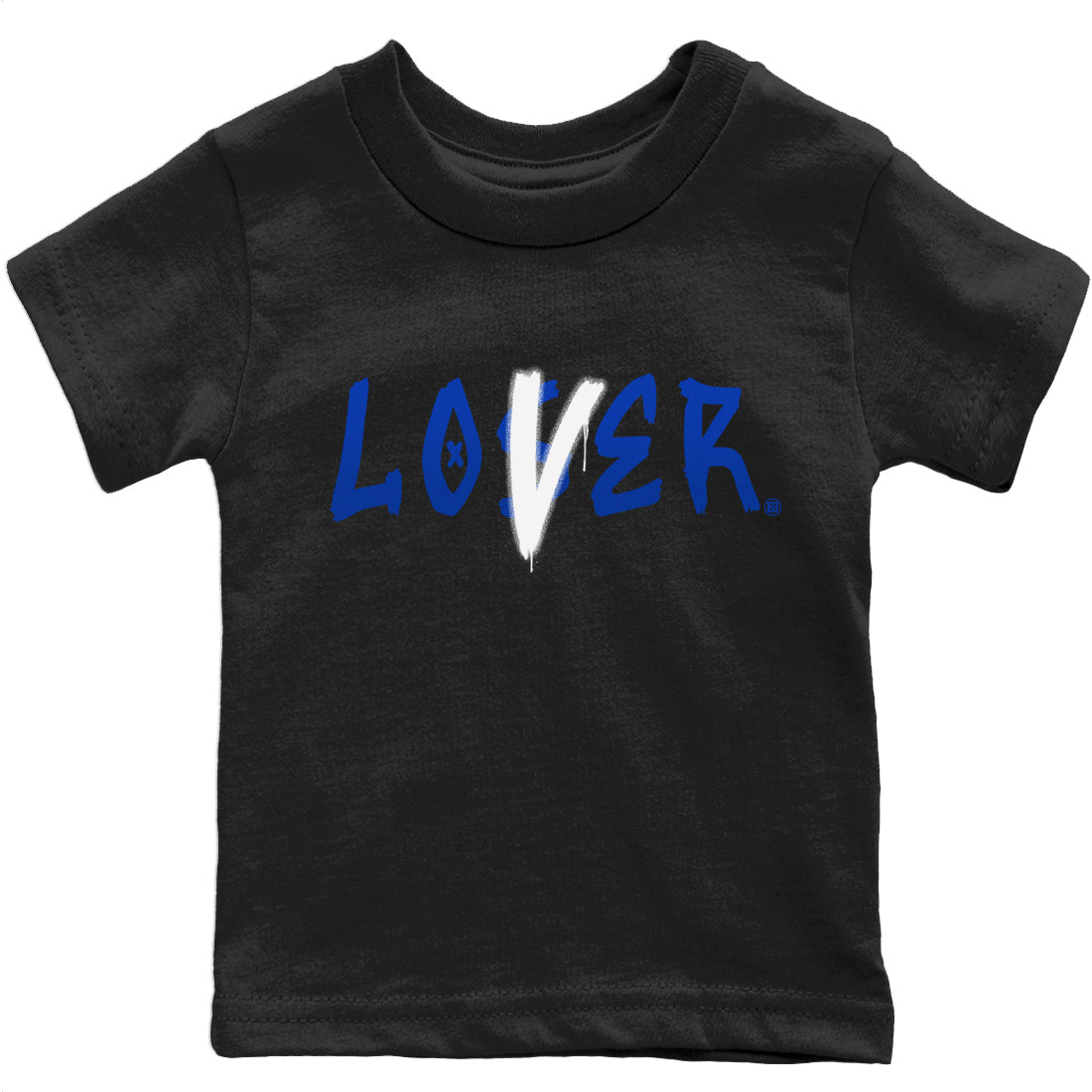Jordan 12 Hyper Royal Sneaker Matching T-Shirt Loser Lover Sneaker Tees Jordan 12 Hyper Royal Sneaker Release Tees Kids Shirts