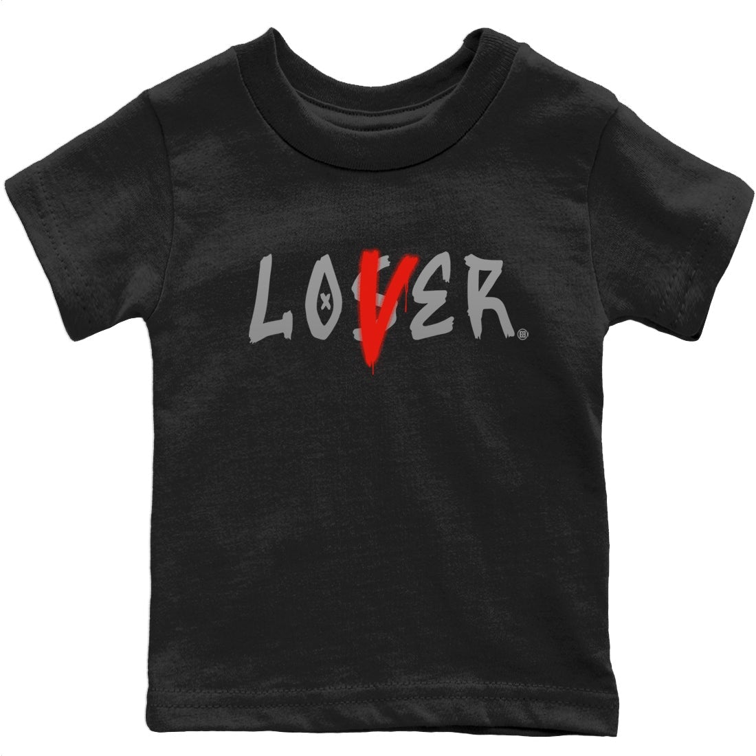 Jordan 4 Infrared Sneaker Matching T-Shirt Loser Lover Sneaker Tees Jordan 4 Infrared Sneaker Release Tees Kids Shirts