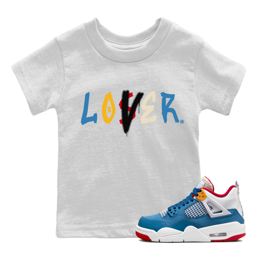 Jordan 4 Messy Room Sneaker Matching T-Shirt Loser Lover Sneaker Tees Jordan 4 Messy Room Sneaker Release Tees Kids Shirts