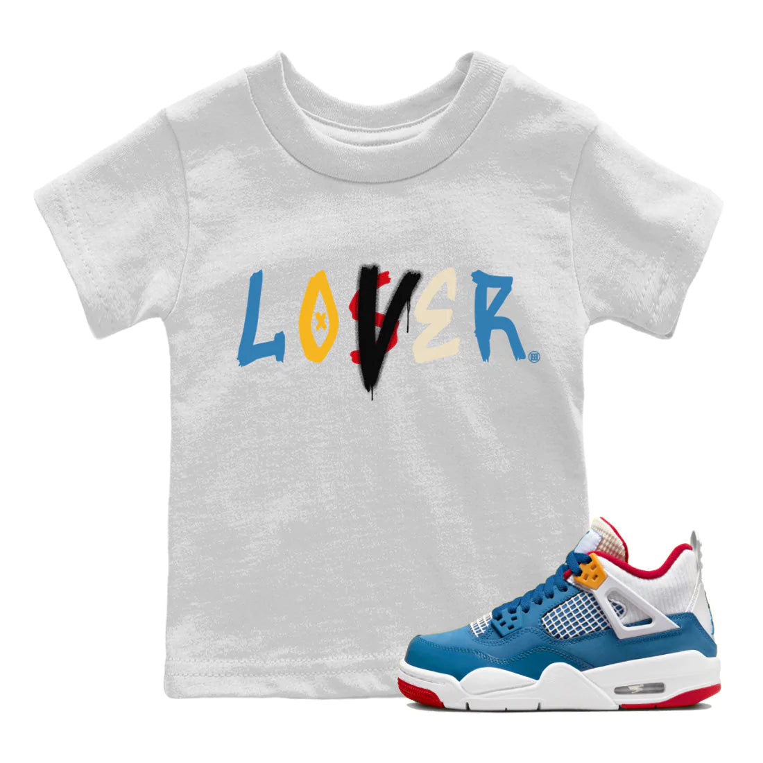 Jordan 4 Messy Room Sneaker Matching T-Shirt Loser Lover Sneaker Tees Jordan 4 Messy Room Sneaker Release Tees Kids Shirts