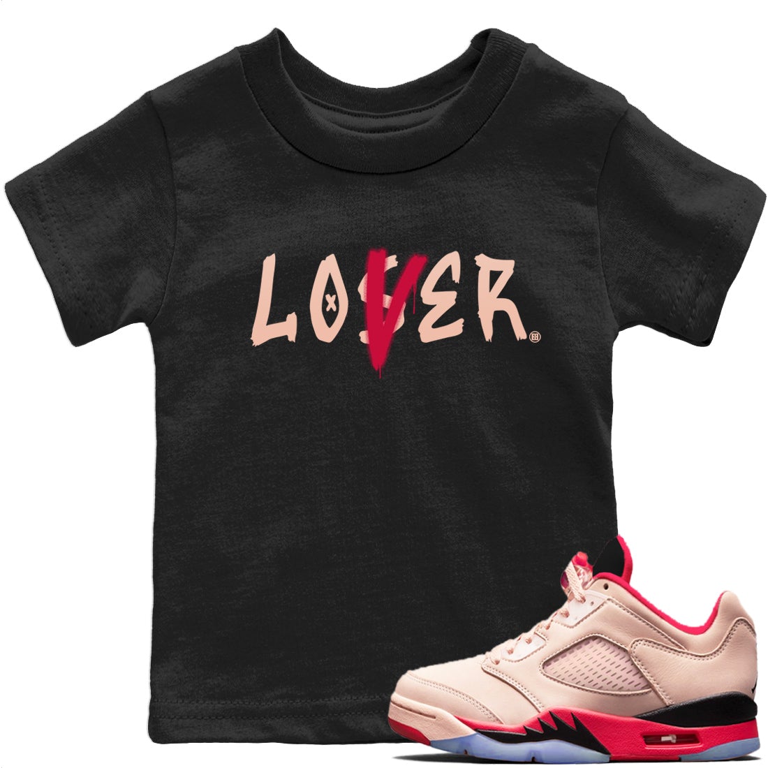 Jordan 5 Girls That Hoop Sneaker Matching T-Shirt Loser Lover Sneaker Tees Jordan 5 Girls That Hoop Sneaker Release Tees Kids Shirts