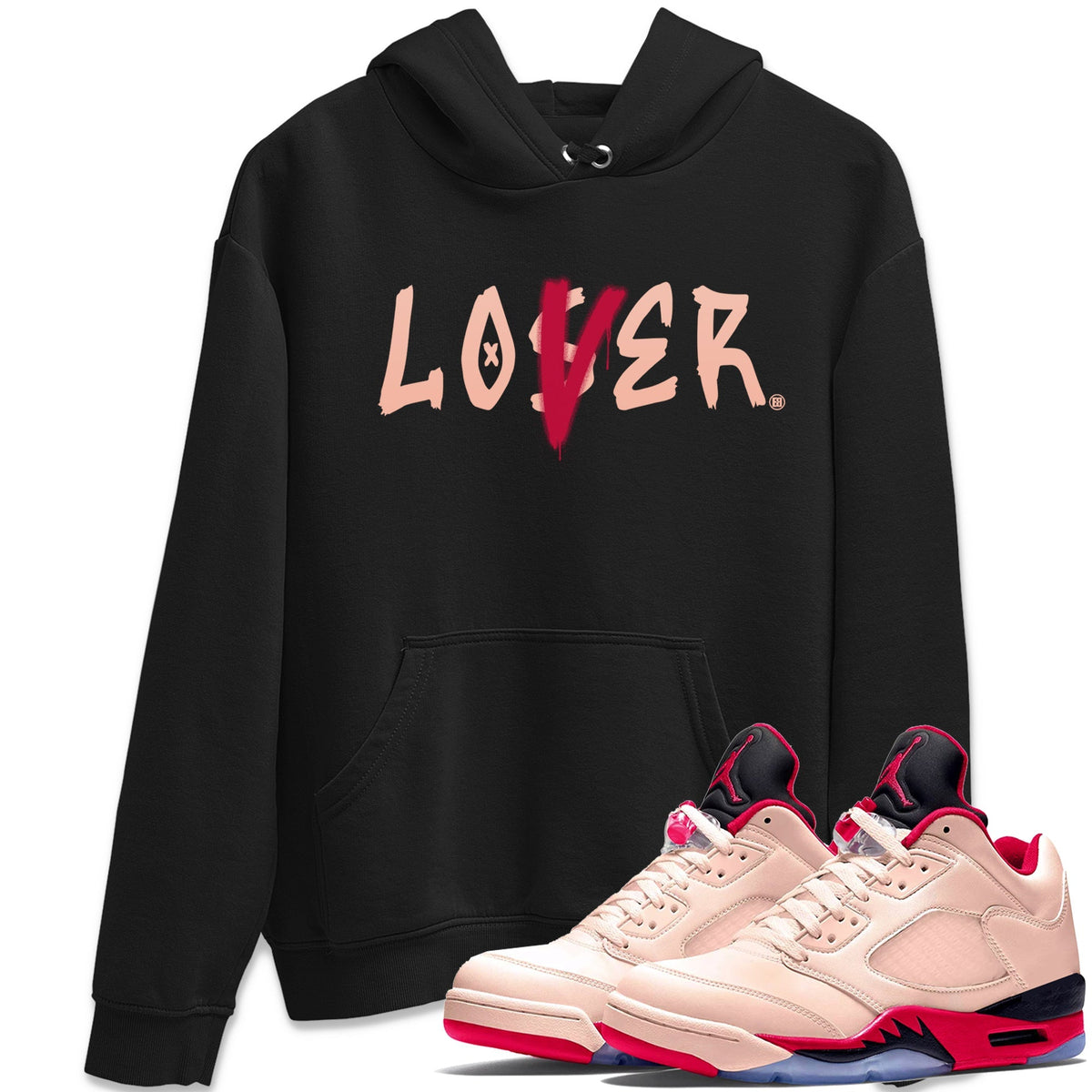 Jordan 5 Girls That Hoop Sneaker Matching T-Shirt Loser Lover Sneaker Tees Jordan 5 Girls That Hoop Sneaker Release Tees Crew Neck Tees