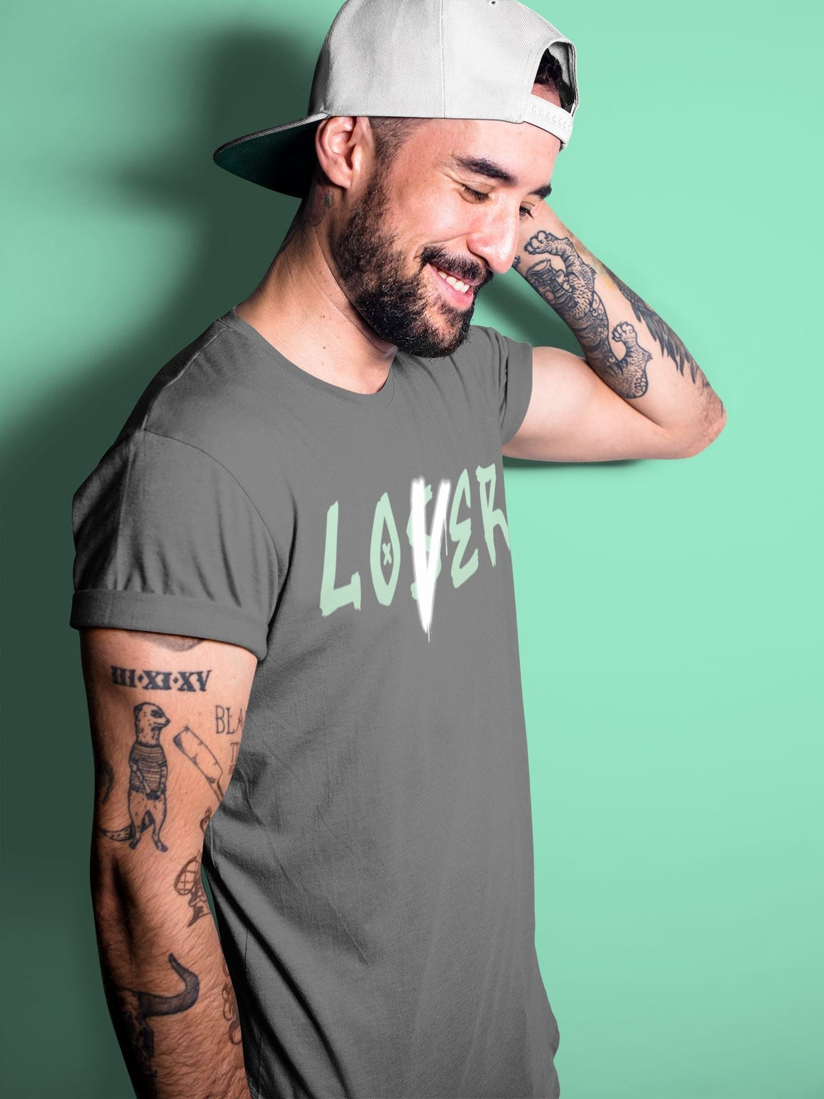 Jordan 6 Mint Foam Sneaker Matching T-Shirt Loser Lover Sneaker Tees Jordan 6 Mint Foam Sneaker Release Tees Crew Neck Tees