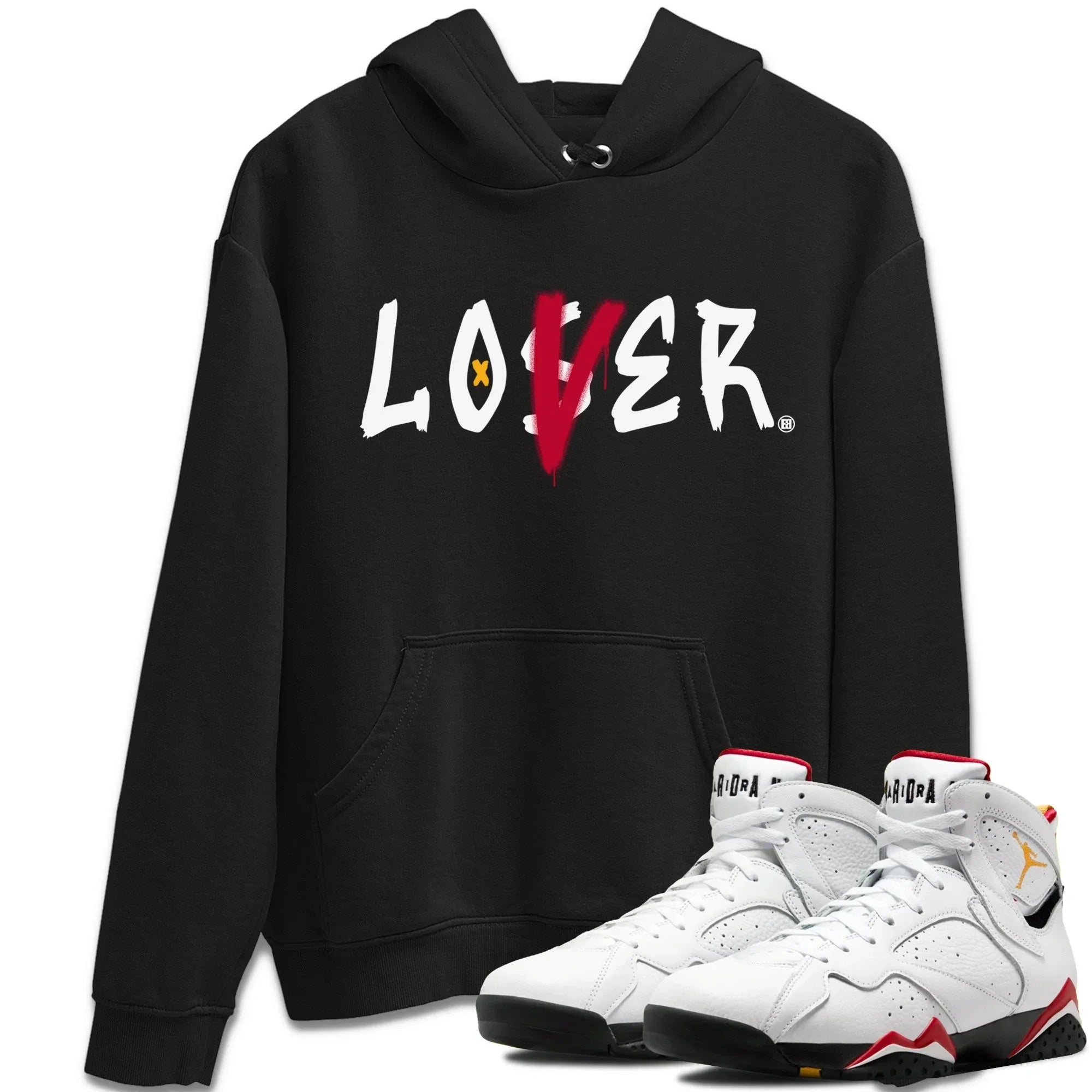Jordan 7 Cardinal Shirt To Match Jordans Loser Lover Sneaker Tees Jordan 7 Cardinal Drip Gear Zone Sneaker Matching Clothing Unisex Shirts