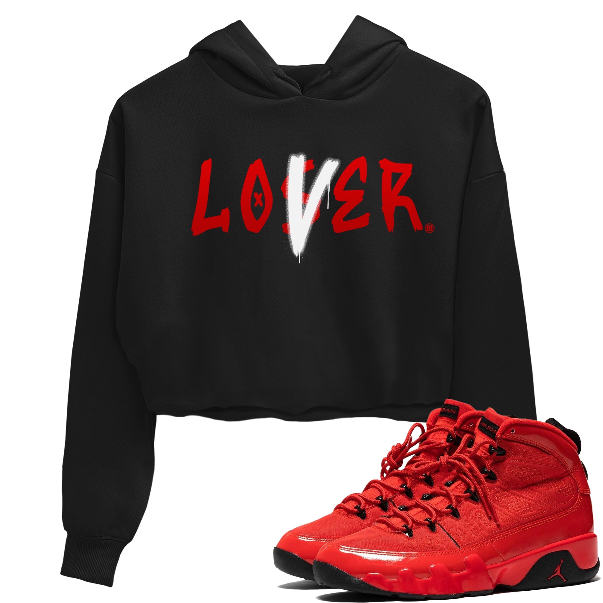 Jordan 9 Chile Red Shirt To Match Jordans Loser Lover Sneaker Tees Jordan 9 Chile Red Drip Gear Zone Sneaker Matching Clothing Women's Shirts