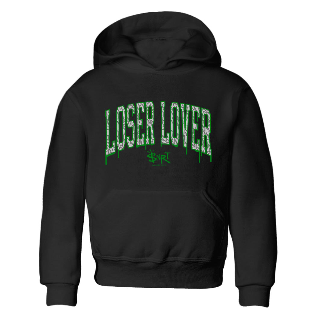 Air Jordan 3 Lucky Green Sneaker Tees Drip Gear Zone Loser Lover Letter Sneaker Tees Air Jordan 3 WMNS Lucky Green Shirt Kids Shirts Black 2