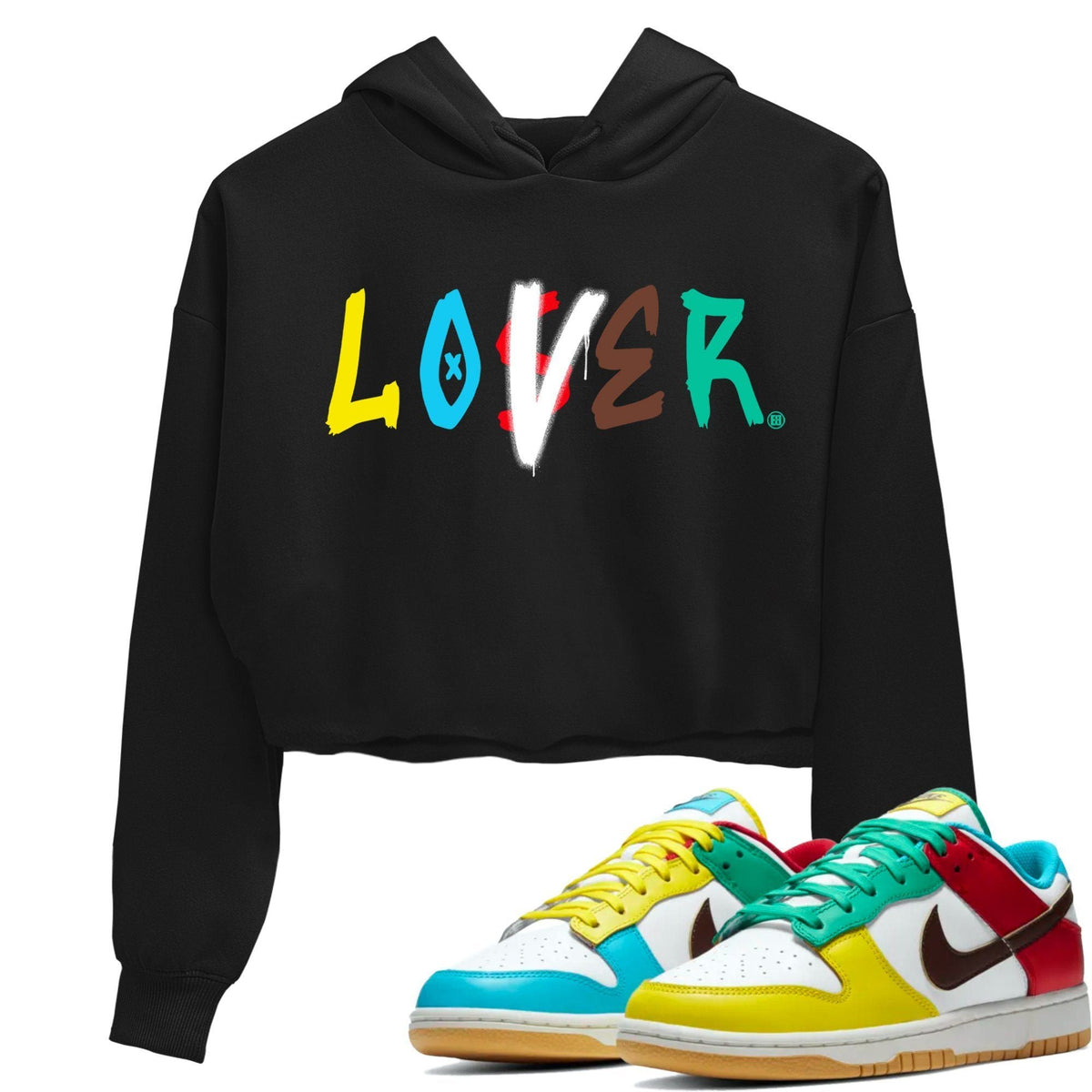 Dunk Free 99 White Sneaker Match Tees Loser Lover Sneaker Tees Dunk Free 99 White Jordan to match sneaker T-Shirt Women's Shirts