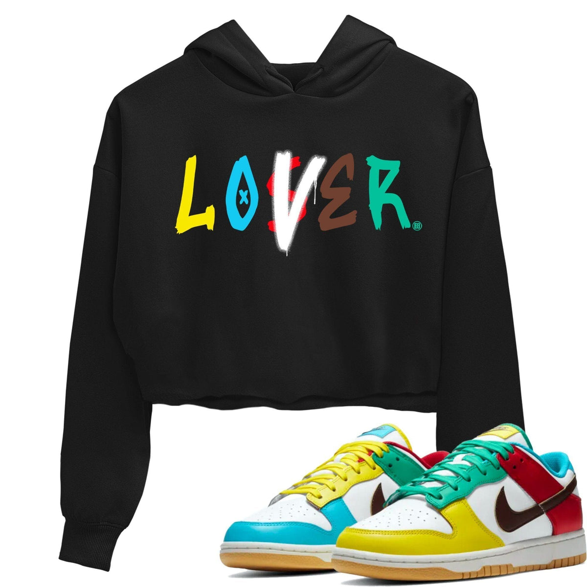 Dunk Free 99 White Sneaker Match Tees Loser Lover Sneaker Tees Dunk Free 99 White Jordan to match sneaker T-Shirt Women's Shirts