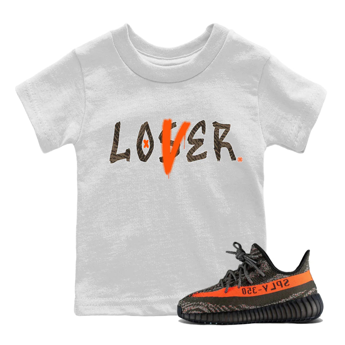 Yeezy 350 Carbon Beluga Shirt To Match Jordans Loser Lover Sneaker Tees Yeezy 350 Carbon Beluga Drip Gear Zone Sneaker Matching Clothing Kids Shirts