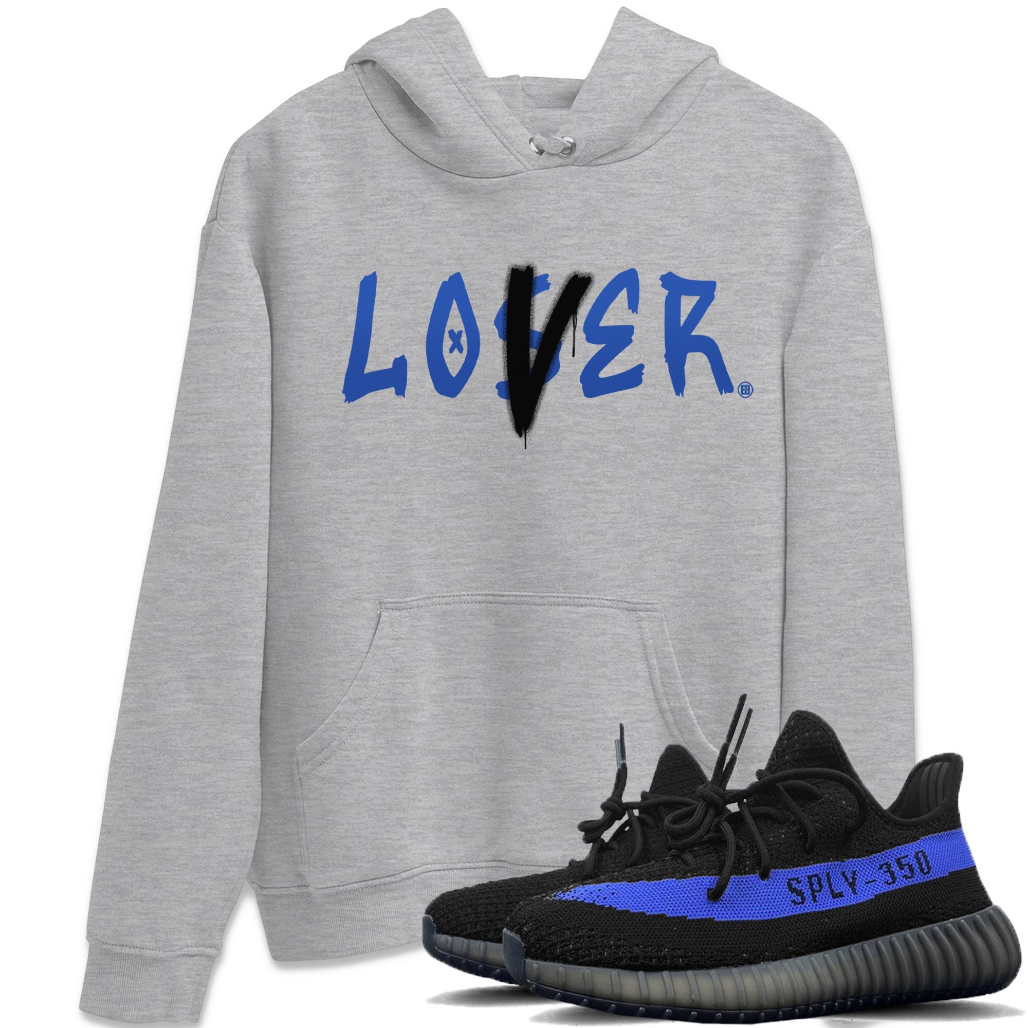 Yeezy 350 Dazzling Blue Shirt To Match Jordans Loser Lover Sneaker Tees Yeezy 350 Dazzling Blue Drip Gear Zone Sneaker Matching Clothing Unisex Shirts