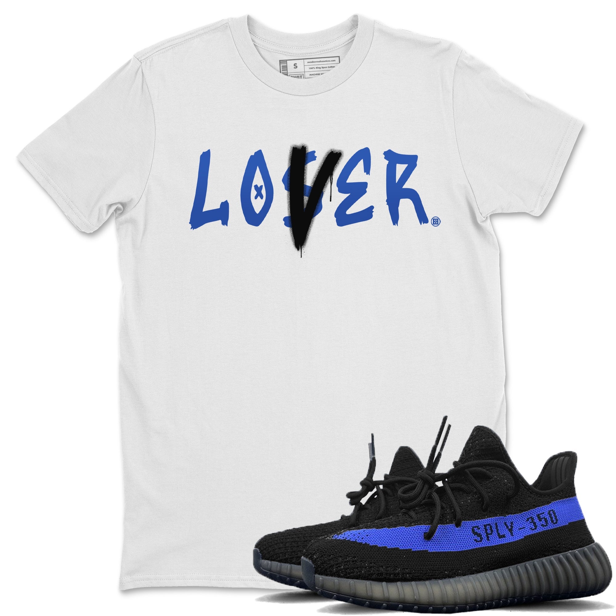 Yeezy 350 Dazzling Blue Shirt To Match Jordans Loser Lover Sneaker Tees Yeezy 350 Dazzling Blue Drip Gear Zone Sneaker Matching Clothing Unisex Shirts