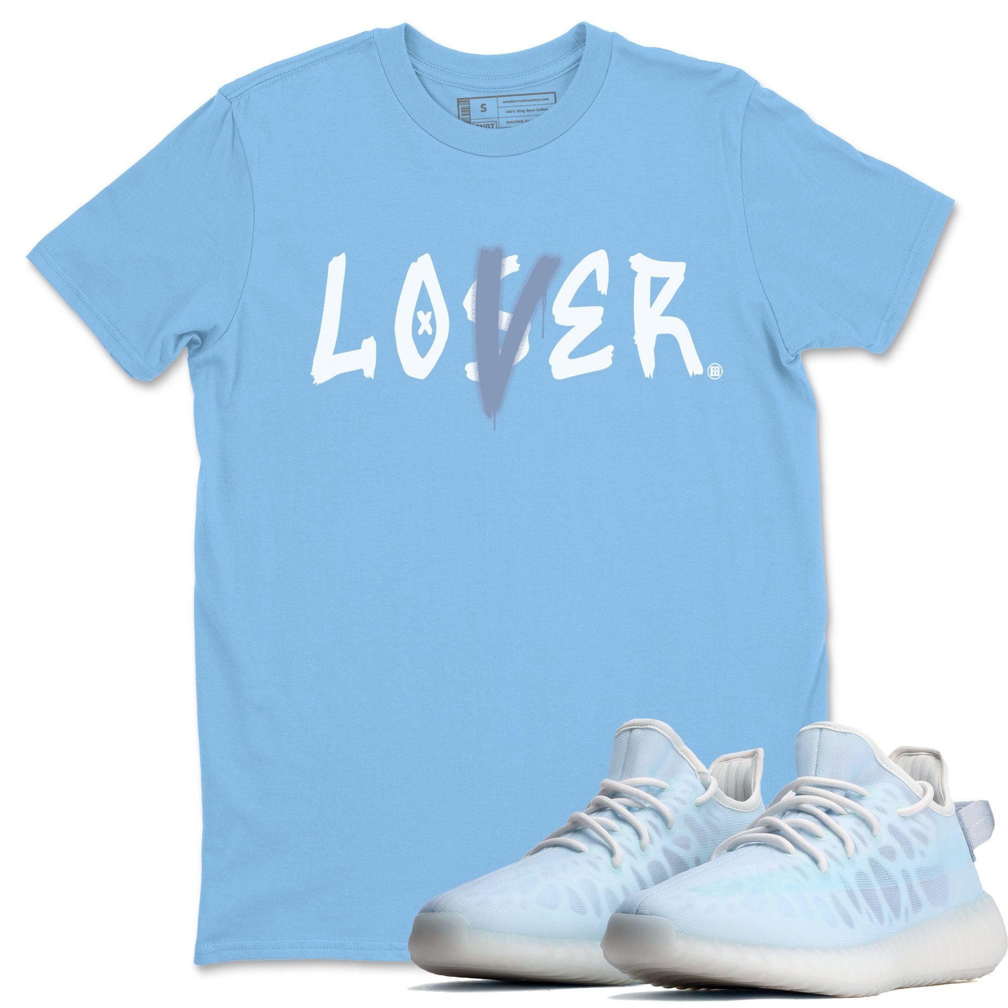 Yeezy 350 Mono Ice Shirt To Match Jordans Loser Lover Sneaker Tees Yeezy 350 Mono Ice Drip Gear Zone Sneaker Matching Clothing Unisex Shirts