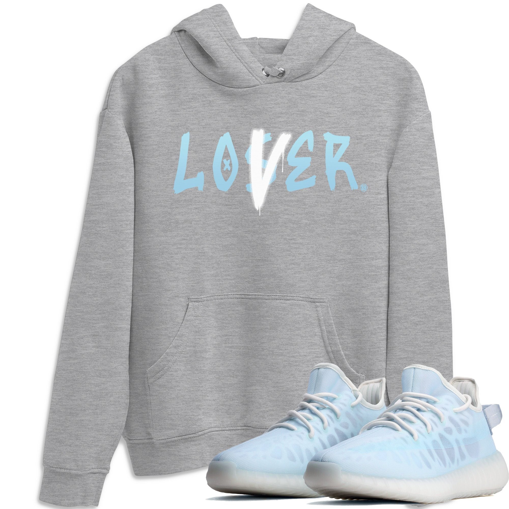 Yeezy 350 Mono Ice Shirt To Match Jordans Loser Lover Sneaker Tees Yeezy 350 Mono Ice Drip Gear Zone Sneaker Matching Clothing Unisex Shirts