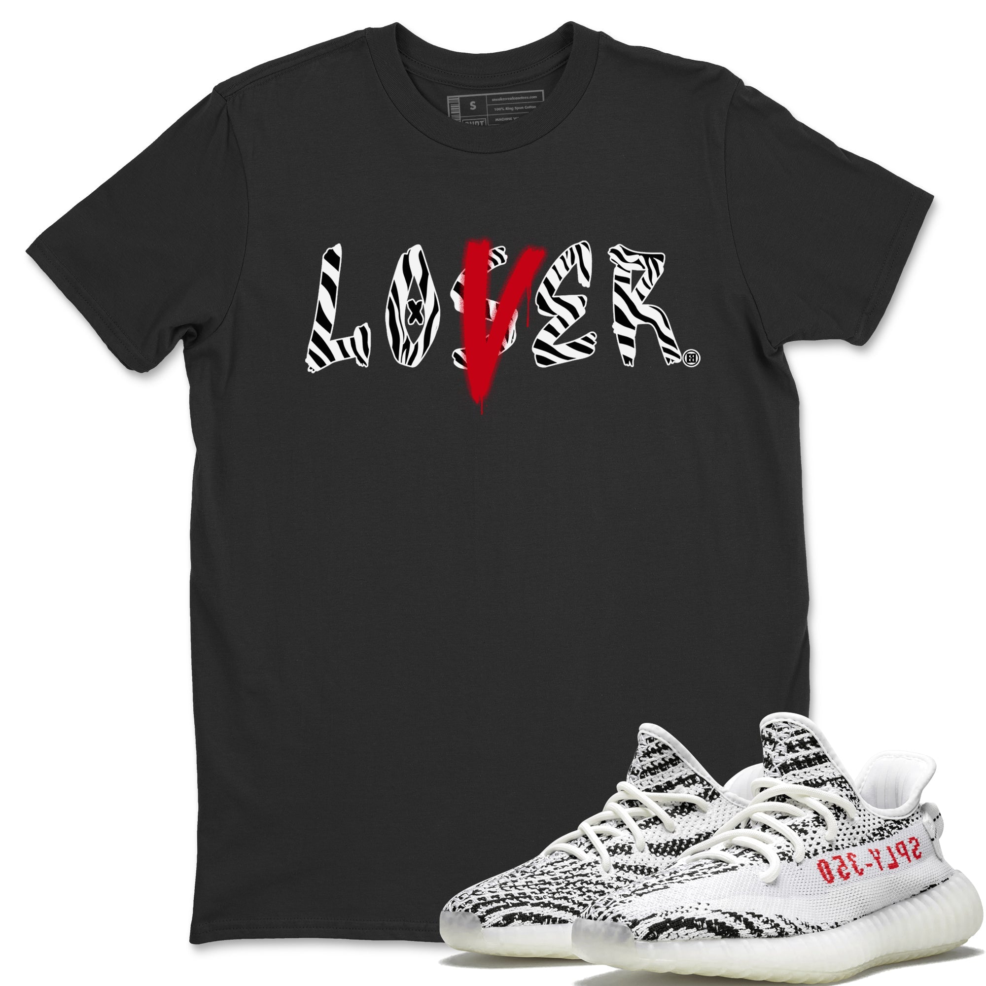 Yeezy 350 Zebra Shirt To Match Jordans Loser Lover Sneaker Tees Yeezy 350 Zebra Drip Gear Zone Sneaker Matching Clothing Unisex Shirts