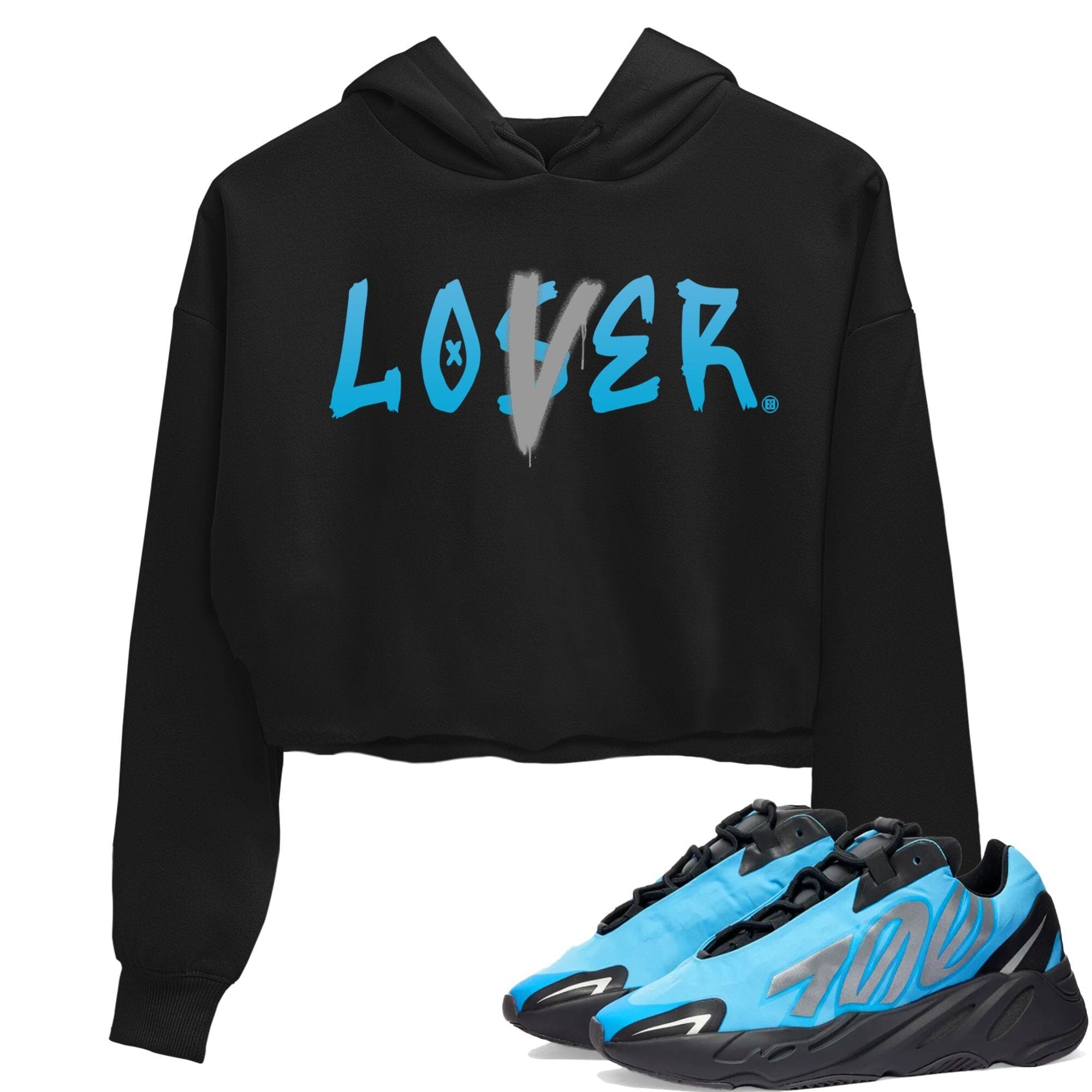 Yeezy 700 Bright Cyan Shirt To Match Jordans Loser Lover Sneaker Tees Yeezy 700 Bright Cyan Drip Gear Zone Sneaker Matching Clothing Women's Shirts