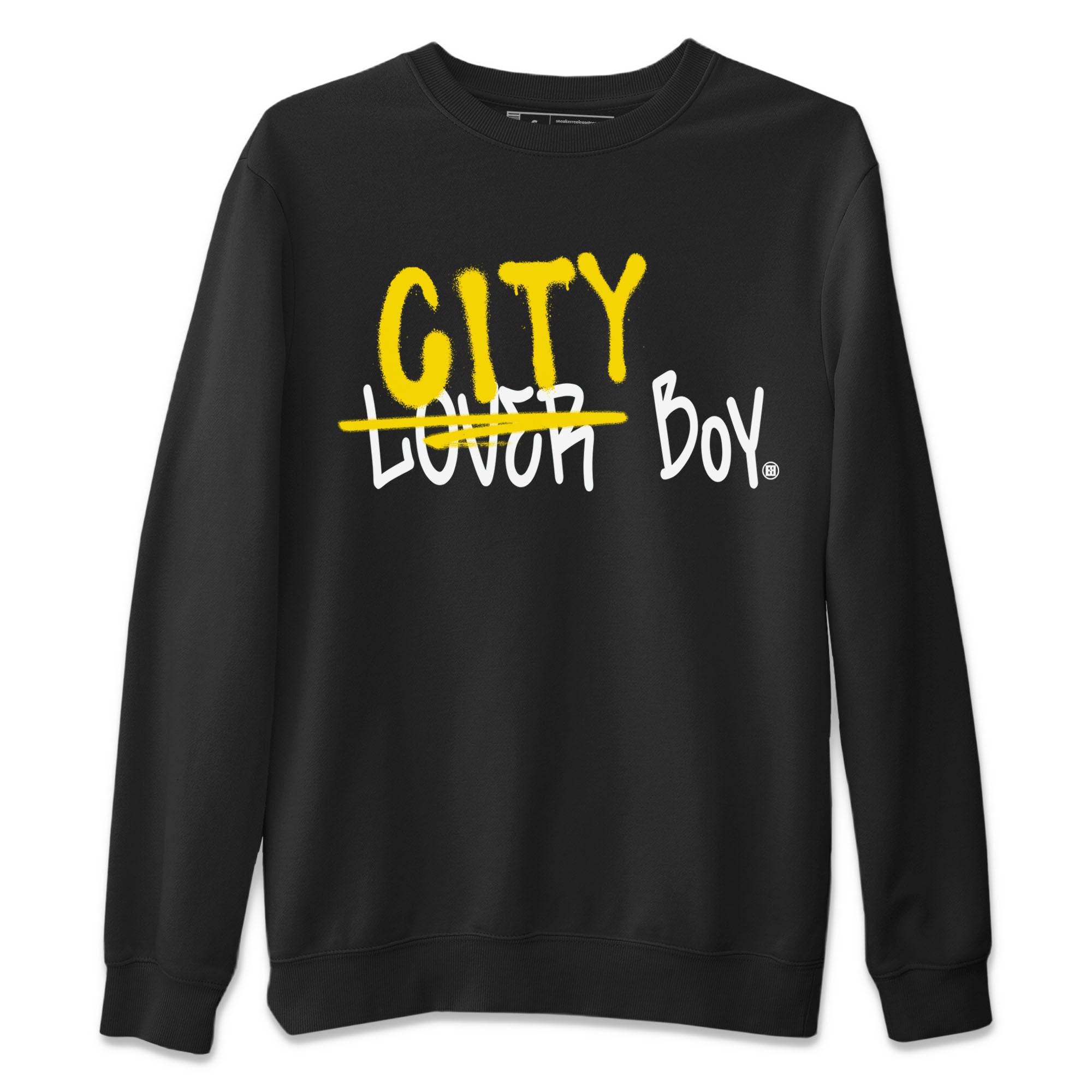 Air Jordan 4 Thunder Sneaker Match Tees Loser X City Boy Streetwear Sneaker Shirt Air Jordan 4 Retro Thunder Tee Unisex Shirts Black 2