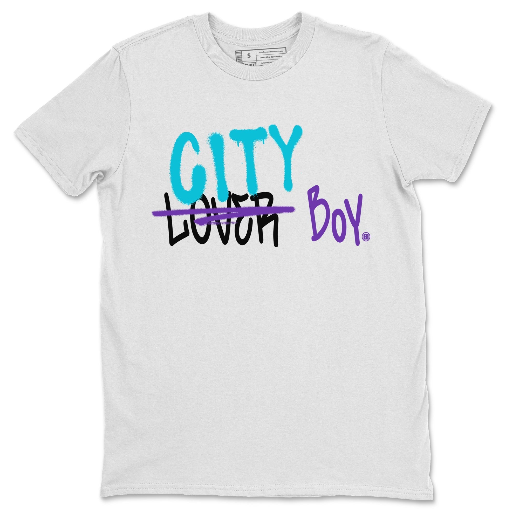 AJ6 Aqua Sneaker Match Tees Loser X City Boy Sneaker Tees Air Jordan 6 Aqua Sneaker Release Tees Unisex Shirts White 2