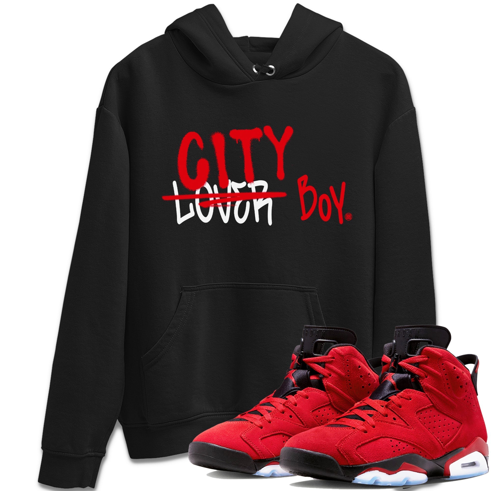 Air Jordan 6 Toro Bravo Sneaker Match Tees Loser X City Boy Streetwear Sneaker Shirt Air Jordan 6 Toro Tees Unisex Shirts Black 1