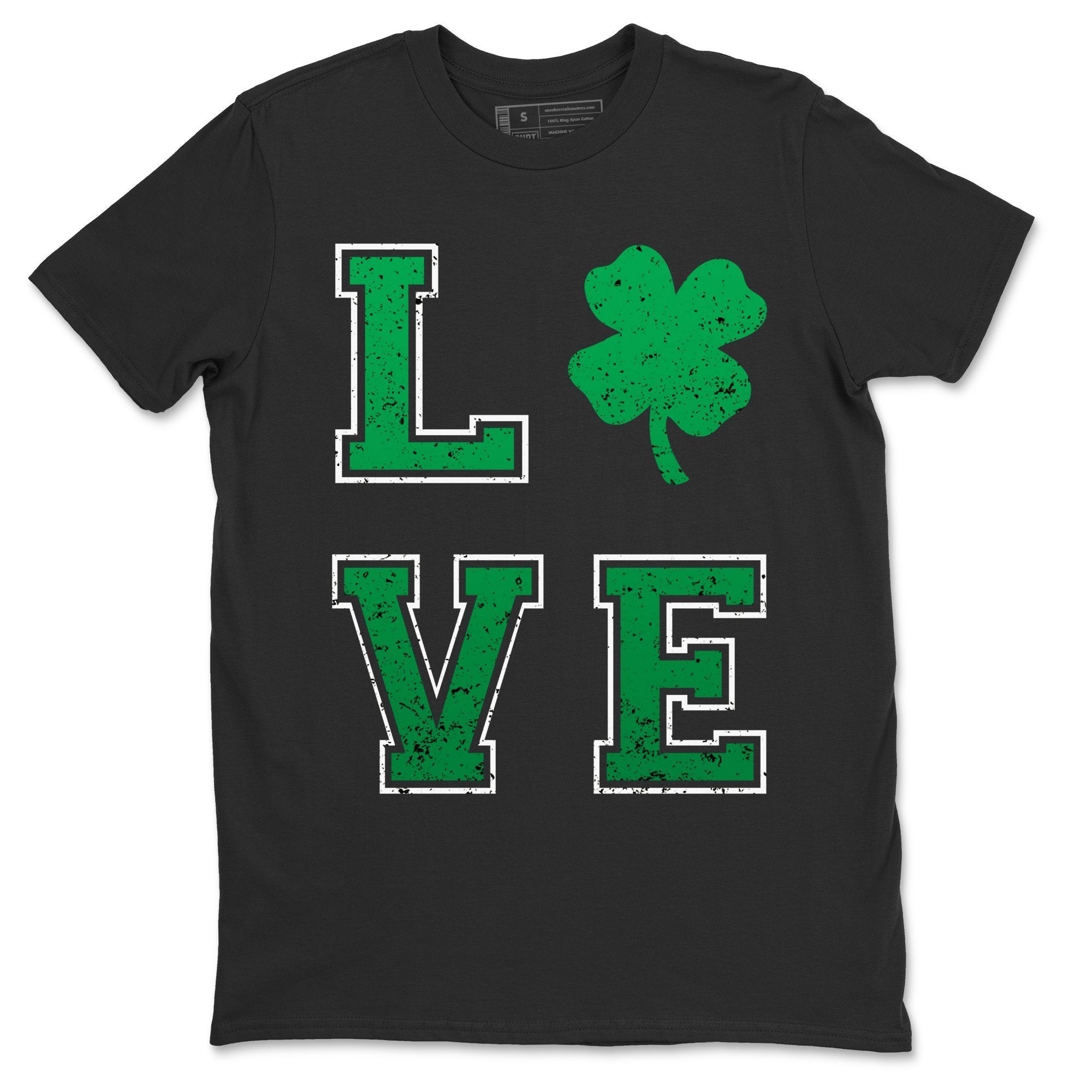 Jordan 1 Lucky Green Shirt To Match Jordans LOVE Sneaker Tees Jordan 1 Lucky Green Drip Gear Zone Sneaker Matching Clothing Unisex Shirts