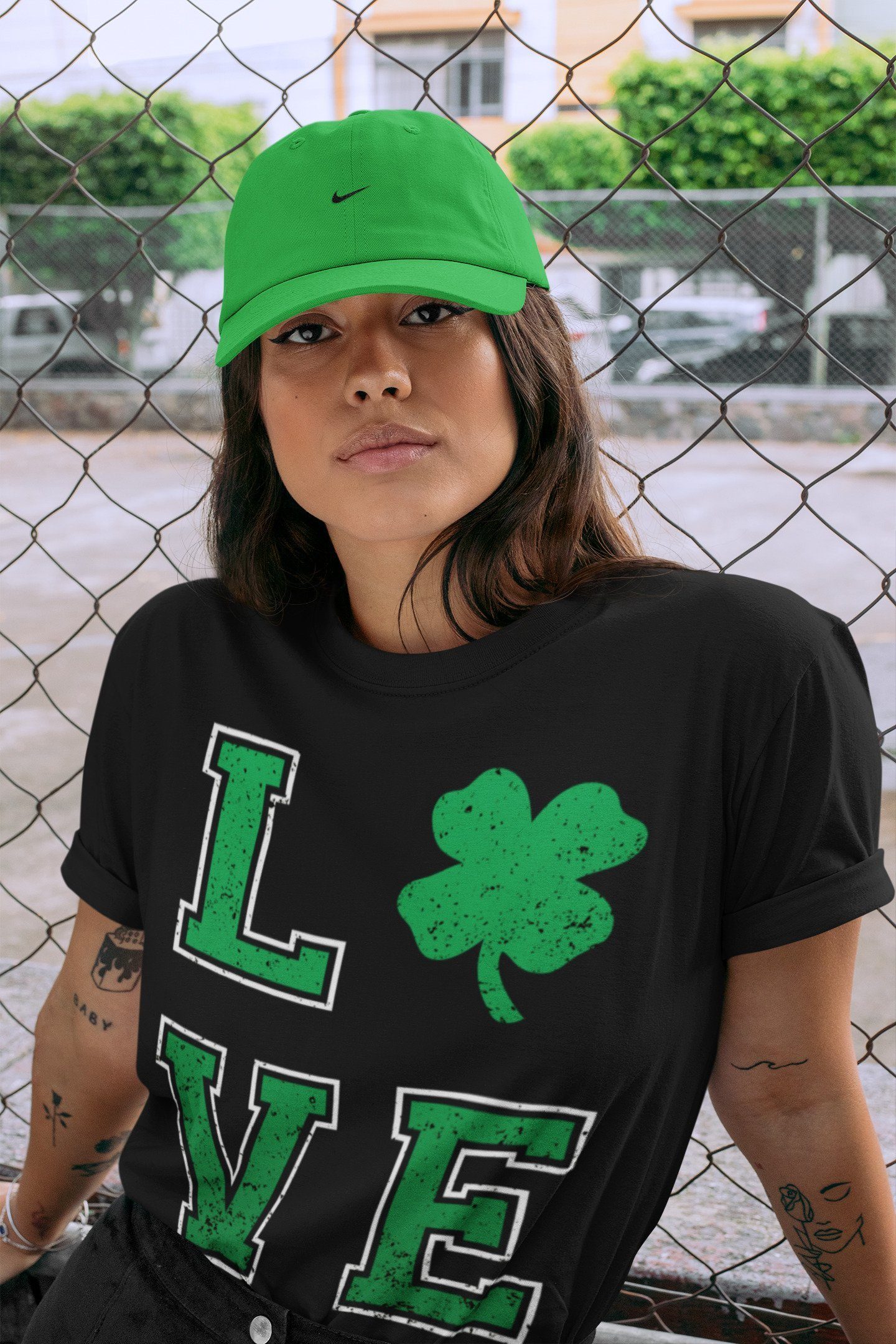 Jordan 1 Lucky Green Shirt To Match Jordans LOVE Sneaker Tees Jordan 1 Lucky Green Drip Gear Zone Sneaker Matching Clothing Unisex Shirts
