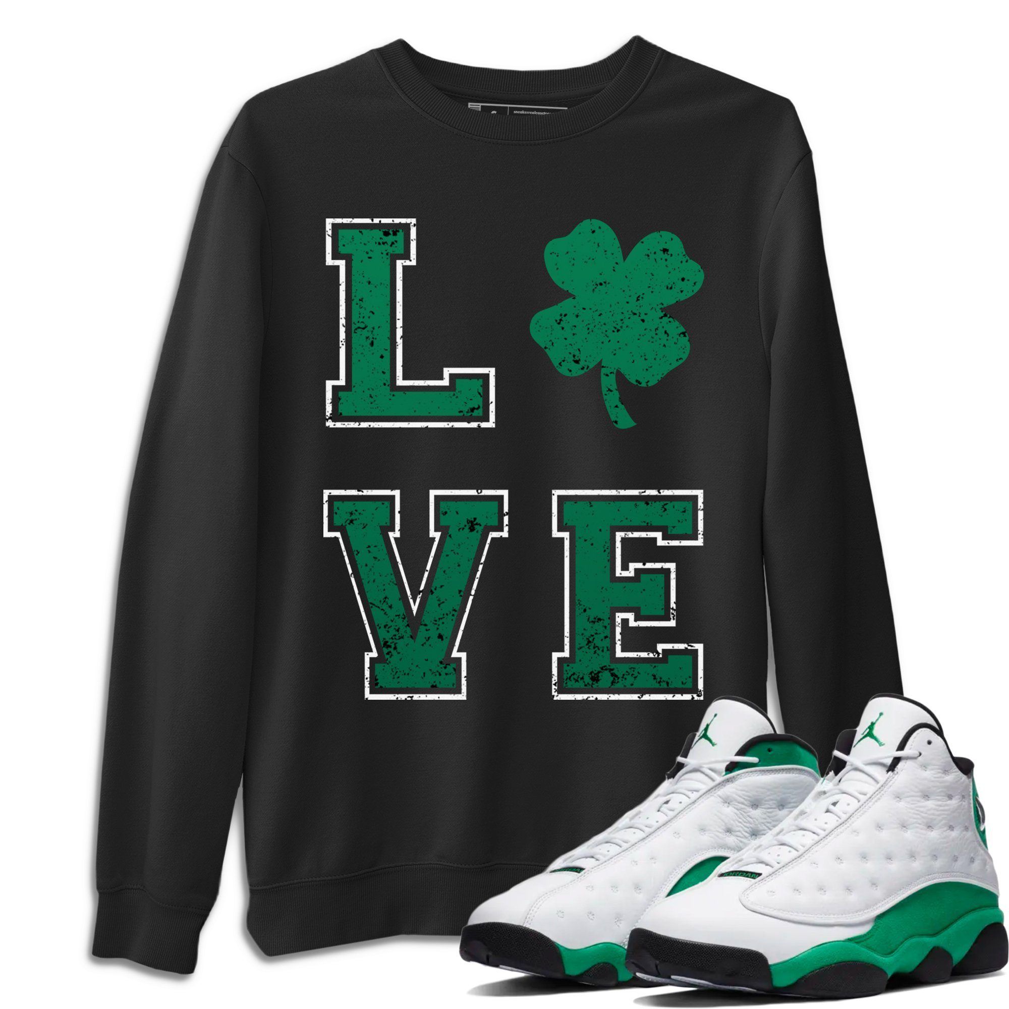 Love Unisex Adult Tops - Air Jordan 13 Lucky Green