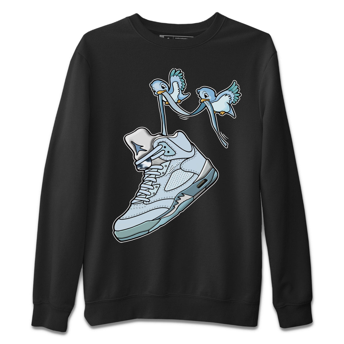 Jordan 5 Blue Bird Shirt To Match Jordans Love Birds Sneaker Tees Jordan 5 Blue Bird Drip Gear Zone Sneaker Matching Clothing Unisex Shirts