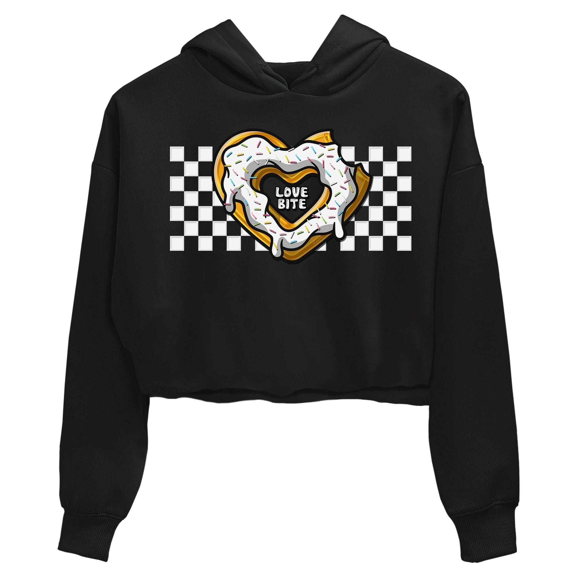 Air Jordan 1 Black White Shirt To Match Jordans Love Bite Sneaker Tees Air Jordan 1 Black White Drip Gear Zone Sneaker Matching Clothing Women's Shirts