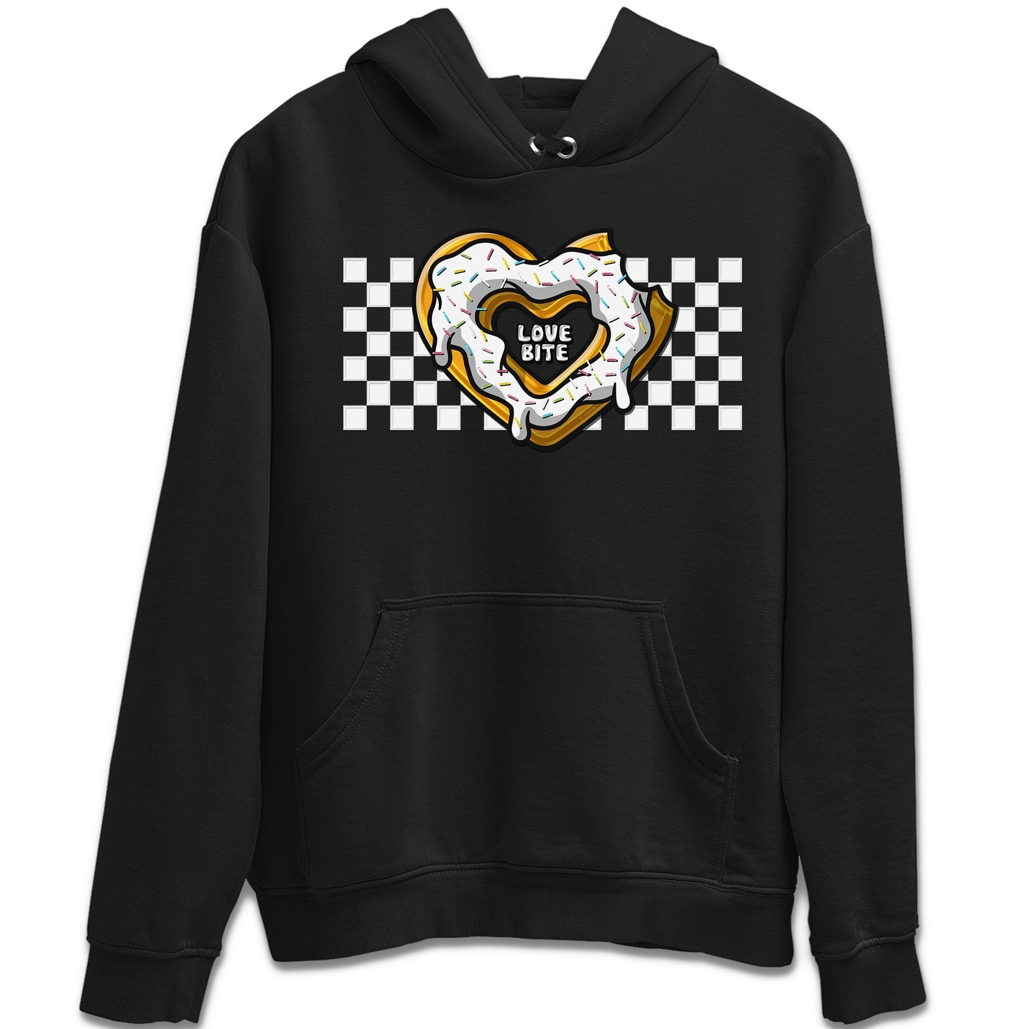 Air Jordan 1 Black White Shirt To Match Jordans Love Bite Sneaker Tees Air Jordan 1 Black White Drip Gear Zone Sneaker Matching Clothing Unisex Shirts