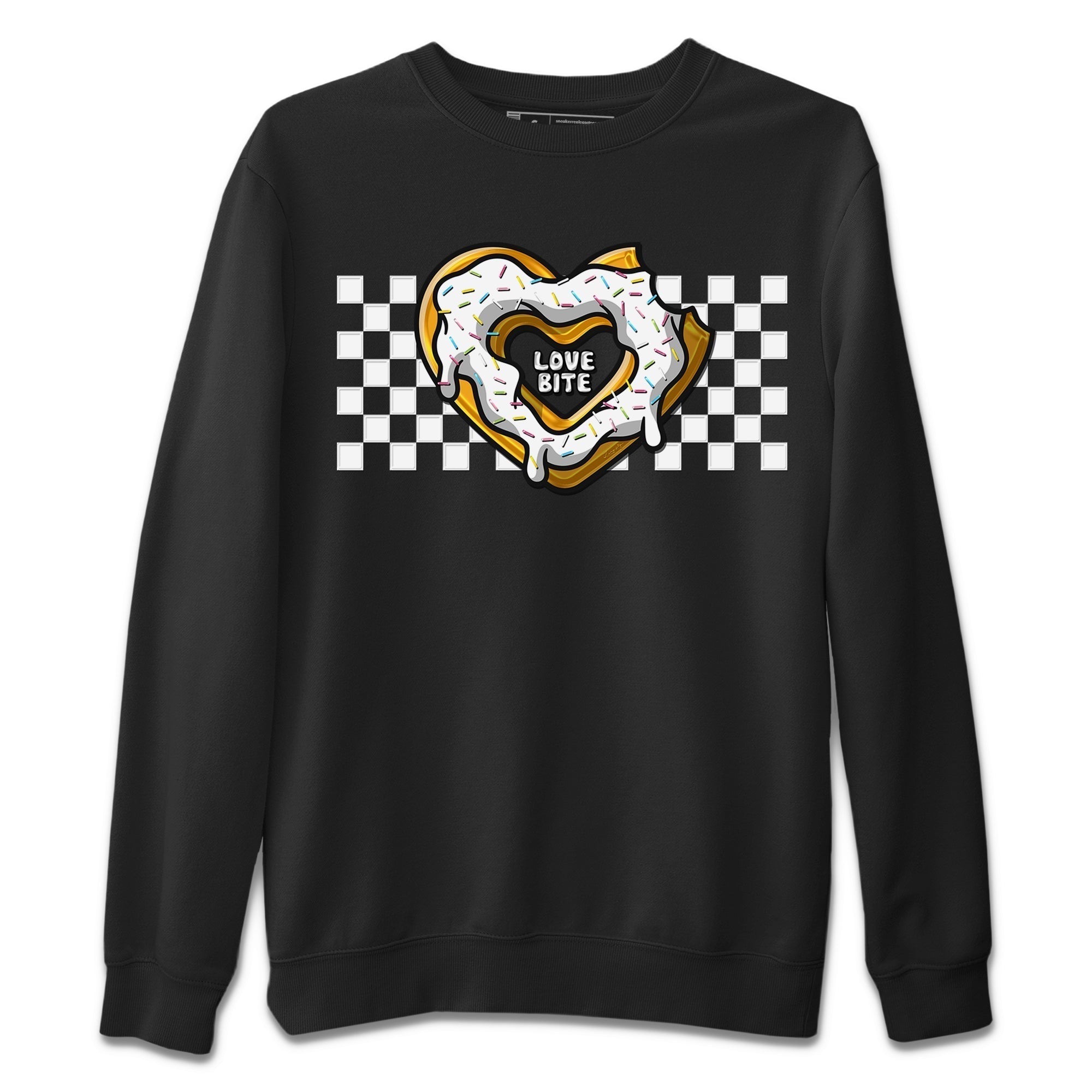 Air Jordan 1 Black White Shirt To Match Jordans Love Bite Sneaker Tees Air Jordan 1 Black White Drip Gear Zone Sneaker Matching Clothing Unisex Shirts