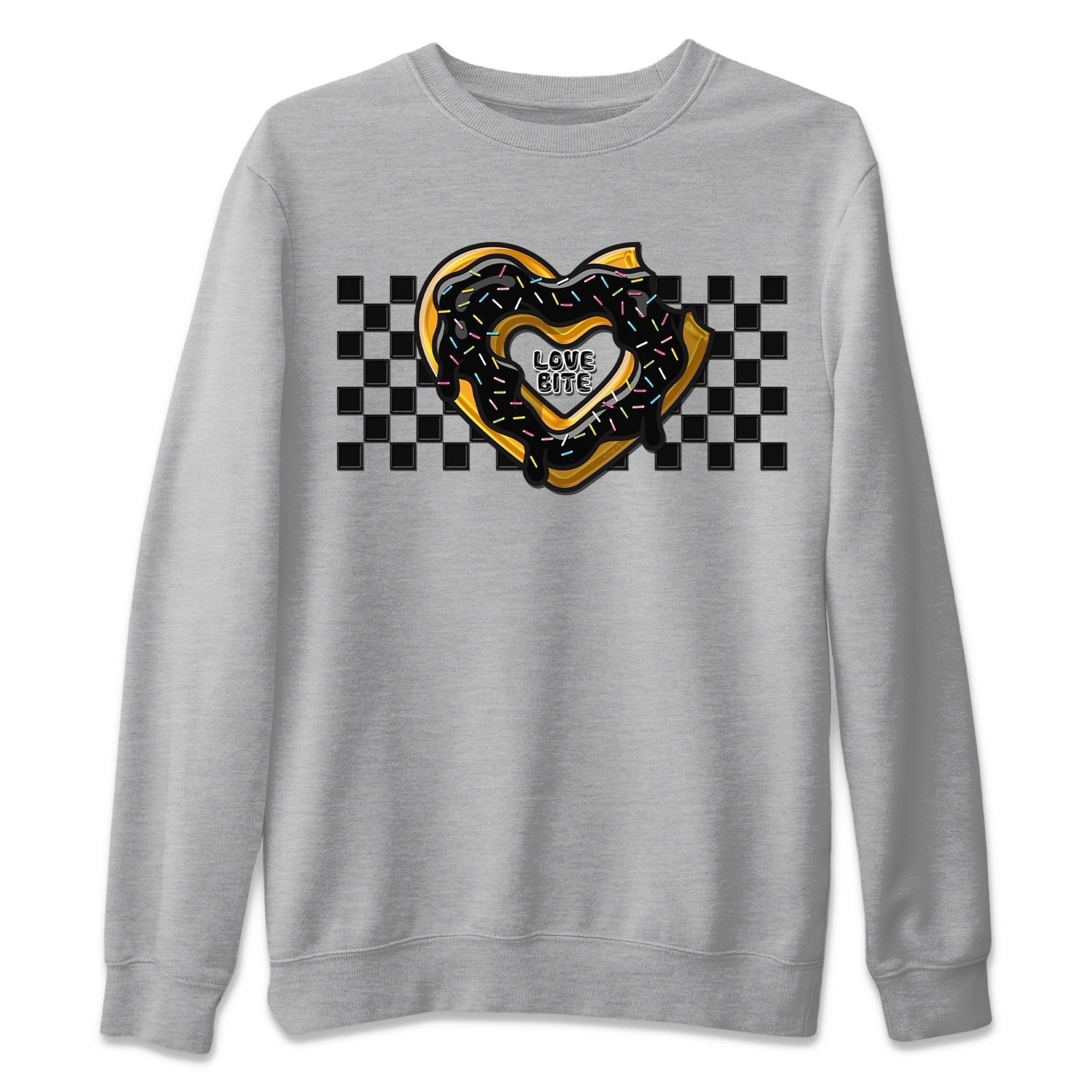 Air Jordan 1 Black White Shirt To Match Jordans Love Bite Sneaker Tees Air Jordan 1 Black White Drip Gear Zone Sneaker Matching Clothing Unisex Shirts