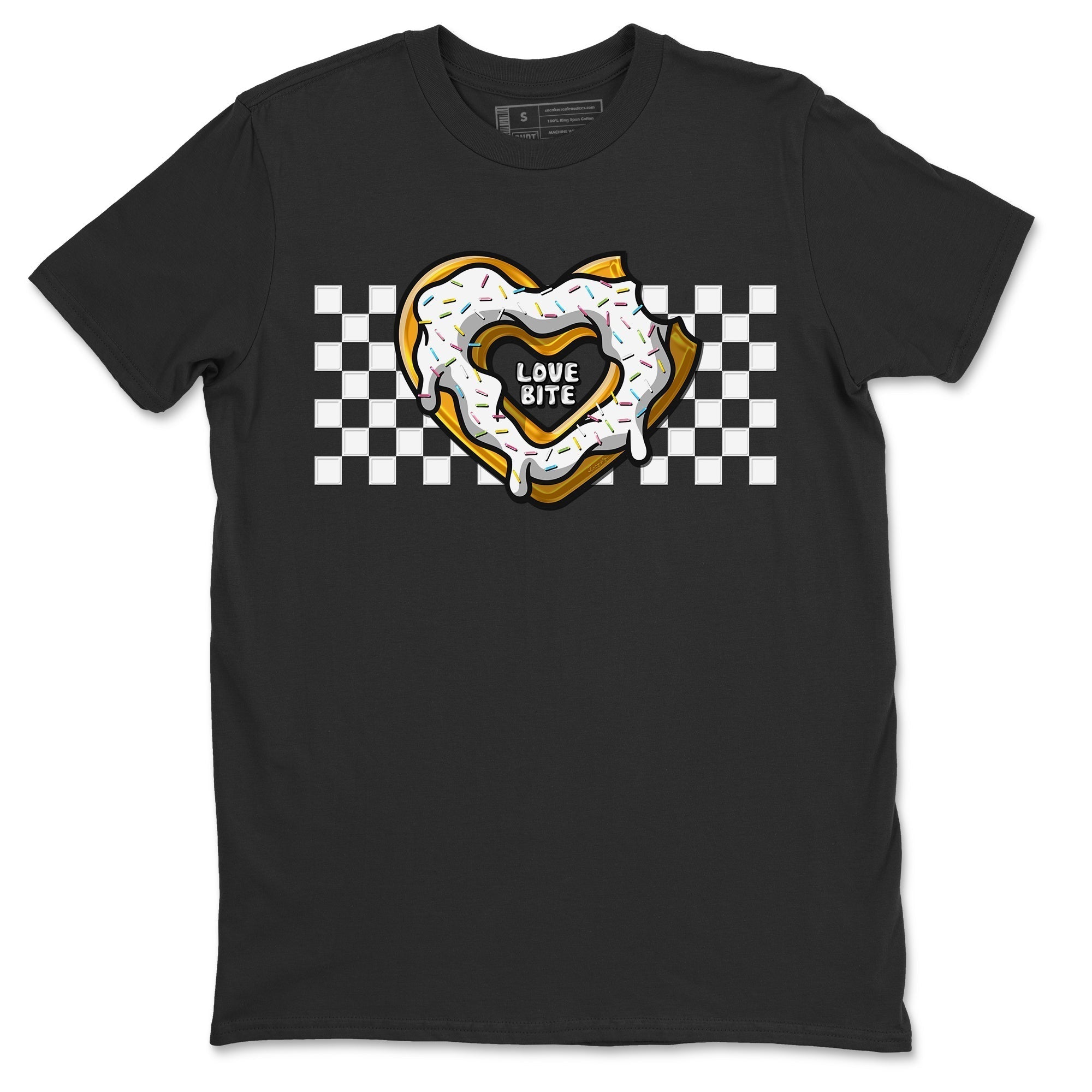 Air Jordan 1 Black White Shirt To Match Jordans Love Bite Sneaker Tees Air Jordan 1 Black White Drip Gear Zone Sneaker Matching Clothing Unisex Shirts