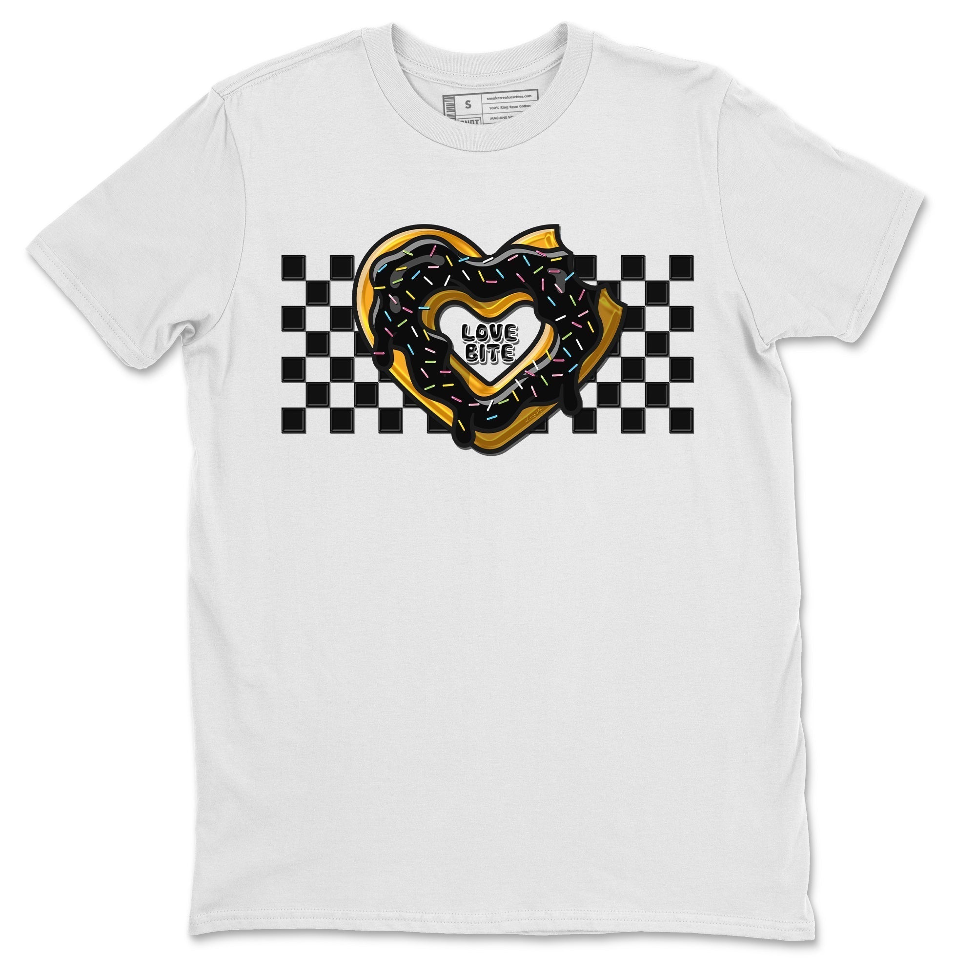 Air Jordan 1 Black White Shirt To Match Jordans Love Bite Sneaker Tees Air Jordan 1 Black White Drip Gear Zone Sneaker Matching Clothing Unisex Shirts