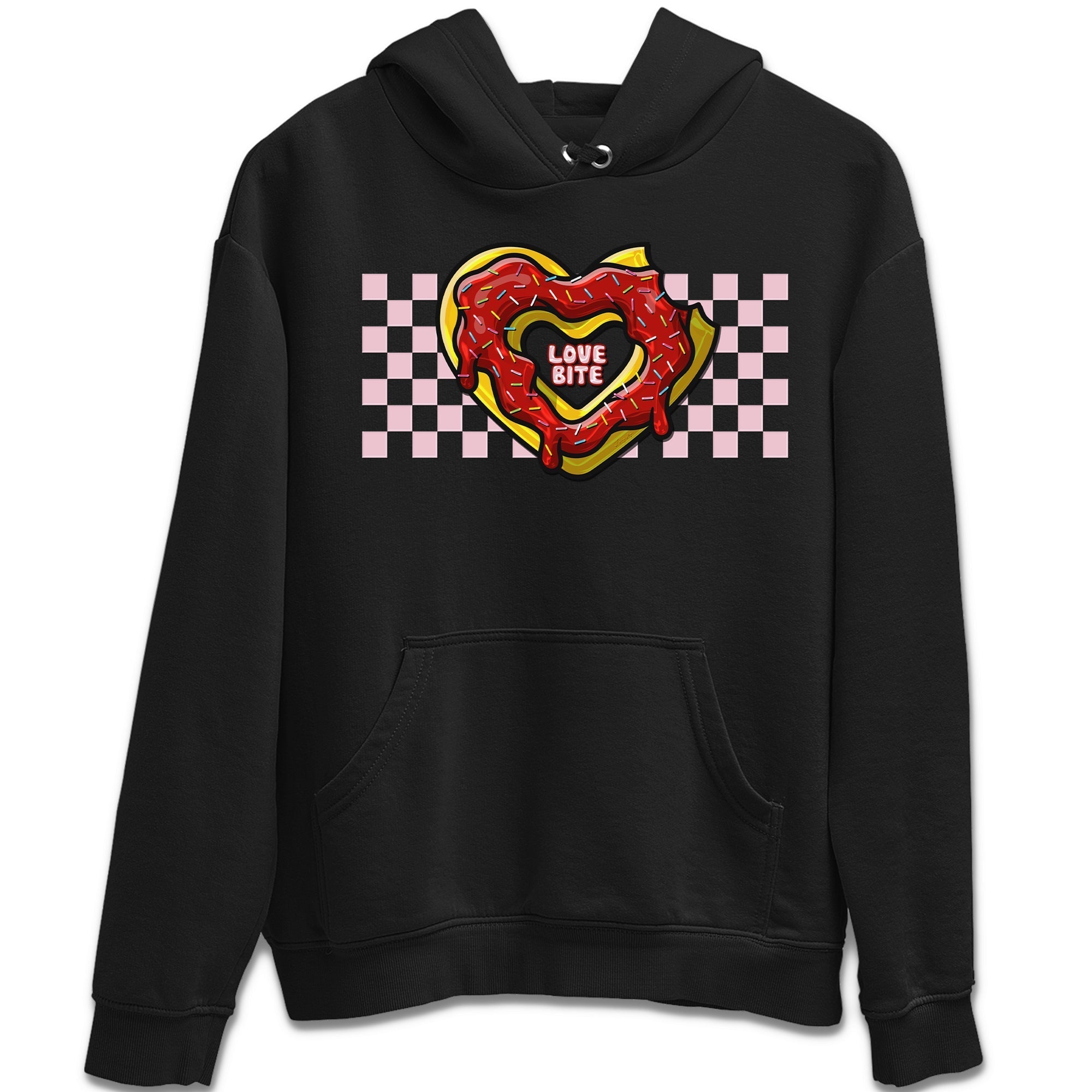 Air Force 1 Valentines Day Sneaker Match Tees Love Bite Sneaker Tees Air Force 1 Valentines Day Jordan to match sneaker T-Shirt Crew Neck Shirts