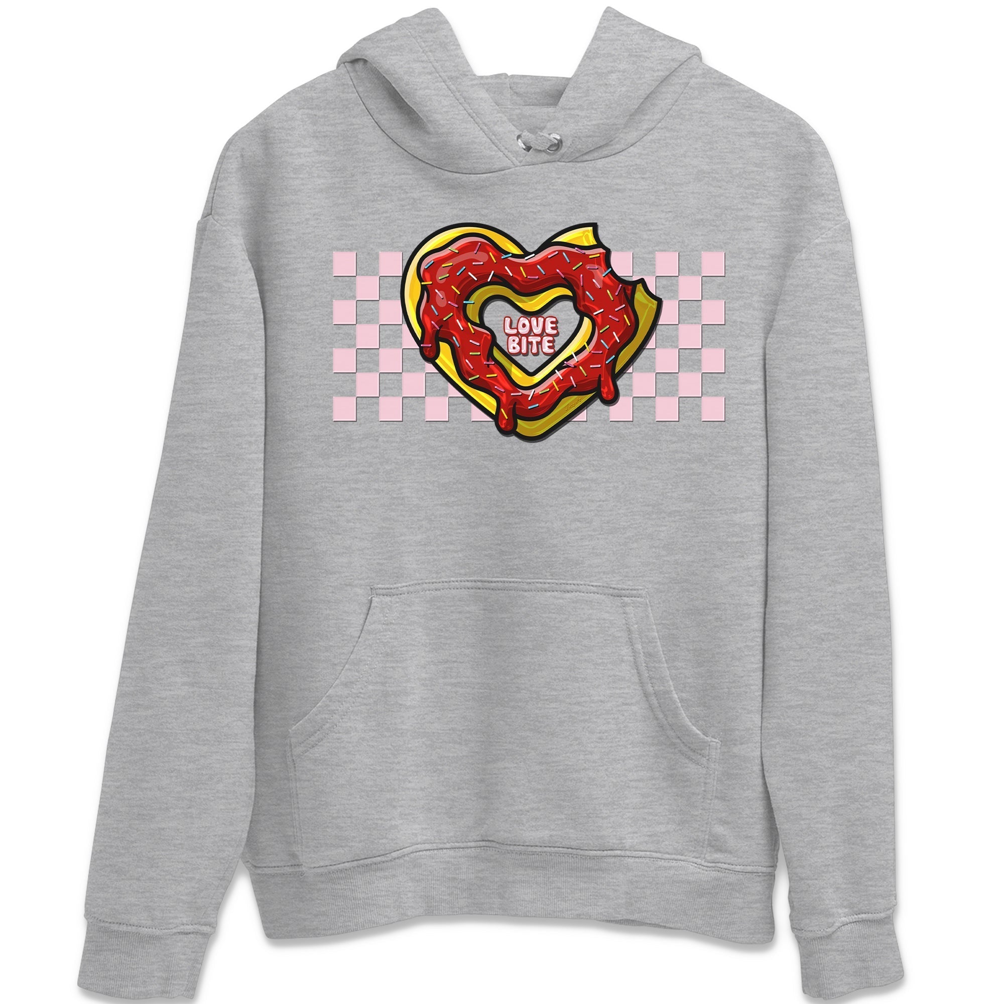 Air Force 1 Valentines Day Sneaker Match Tees Love Bite Sneaker Tees Air Force 1 Valentines Day Jordan to match sneaker T-Shirt Crew Neck Shirts