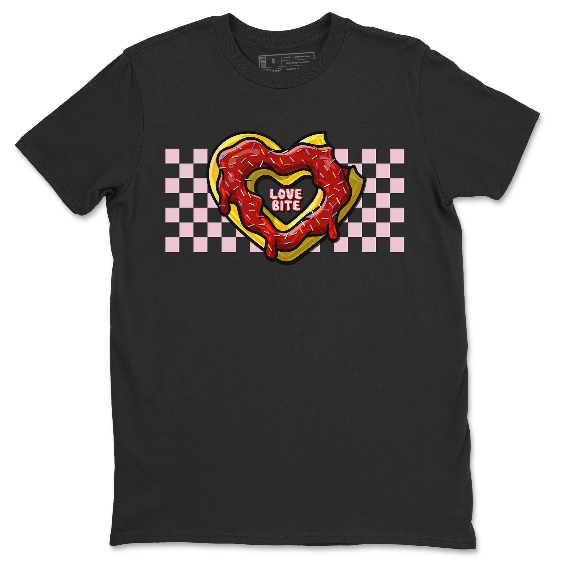 Air Force 1 Valentines Day Sneaker Match Tees Love Bite Sneaker Tees Air Force 1 Valentines Day Jordan to match sneaker T-Shirt Crew Neck Shirts