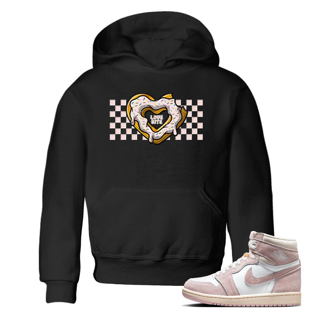 Air Jordan 1 Washed Pink Love Bite Baby and Kids Streetwear Sneaker Shirt AJ1 Washed Pink Kids Streetwear Sneaker Shirt Washing and Care Tip