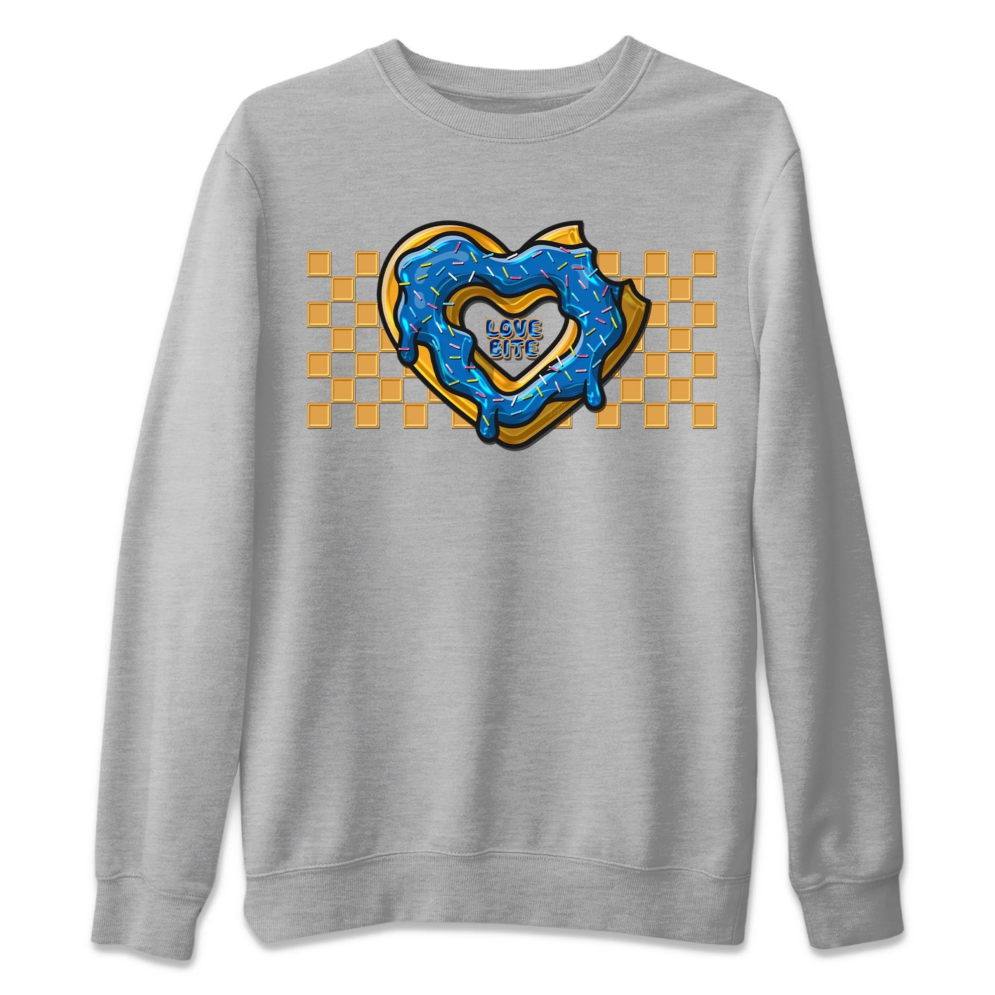 Air Jordan 3 Wizards Sneaker Match Tees Love Bite Streetwear Sneaker Shirt Air Jordan 3 Wizards Sneaker Release Tees Unisex Shirts Heather Grey 2