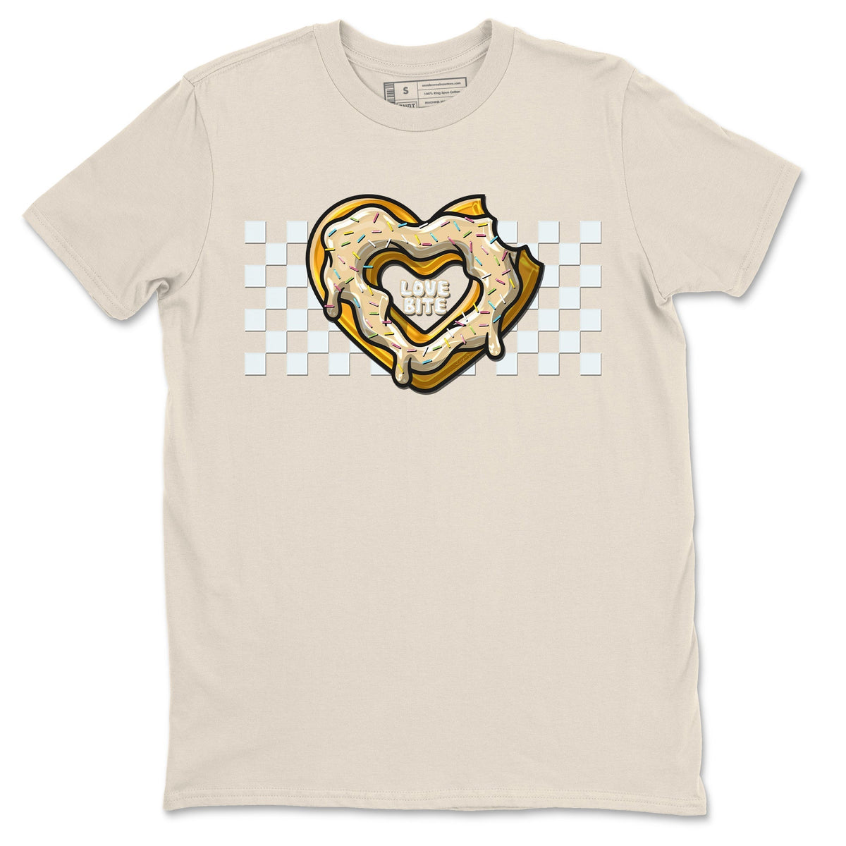 Jordan 4 Craft Sneaker Matching T-Shirt Love Bite Sneaker Tees Jordan 4 Craft Sneaker Release Tees Crew Neck Tees