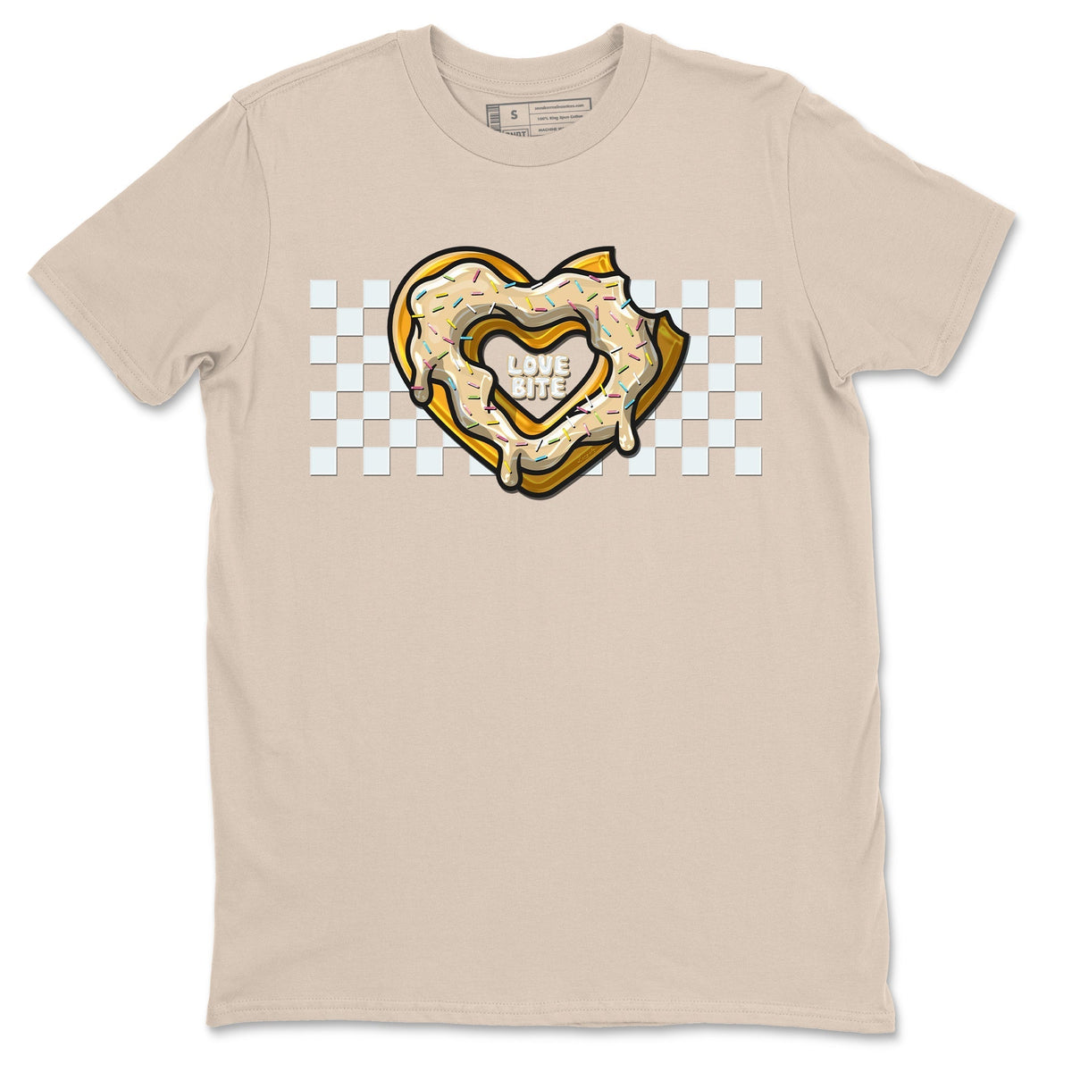 Jordan 4 Craft Sneaker Matching T-Shirt Love Bite Sneaker Tees Jordan 4 Craft Sneaker Release Tees Crew Neck Tees