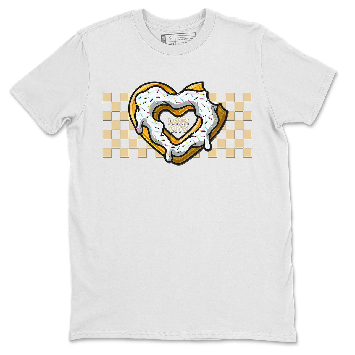 Jordan 4 Craft Sneaker Matching T-Shirt Love Bite Sneaker Tees Jordan 4 Craft Sneaker Release Tees Crew Neck Tees