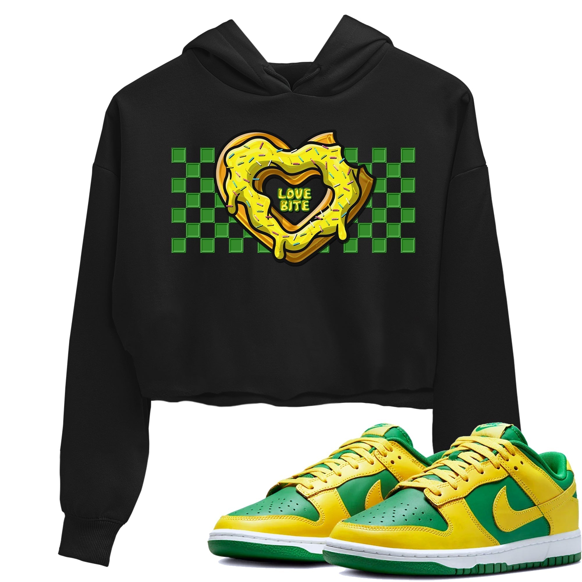 Dunk Reverse Brazil Sneaker Match Tees Love Bite Sneaker Tees Dunk Reverse Brazil Jordan to match sneaker T-Shirt Women's Shirts