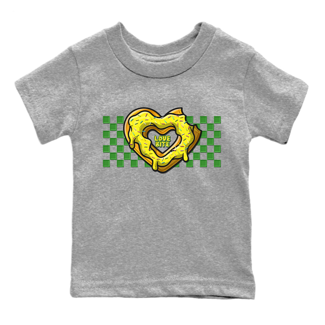 Dunk Reverse Brazil Sneaker Match Tees Love Bite Sneaker Tees Dunk Reverse Brazil Jordan to match sneaker T-Shirt Kids Shirts