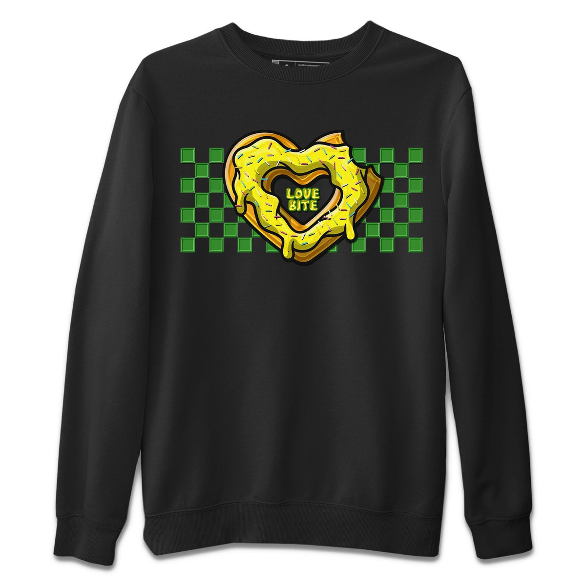 Dunk Reverse Brazil Sneaker Match Tees Love Bite Sneaker Tees Dunk Reverse Brazil Jordan to match sneaker T-Shirt Crew Neck Shirts